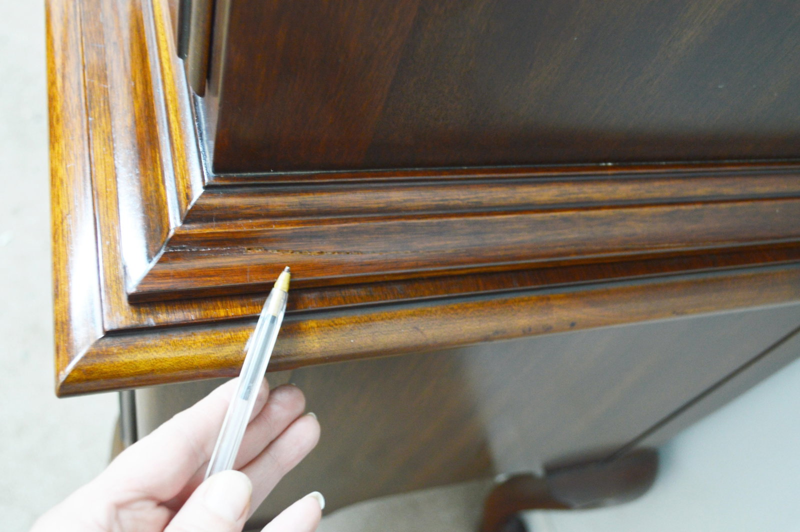 Henkel Harris Mahogany Highboy - 4