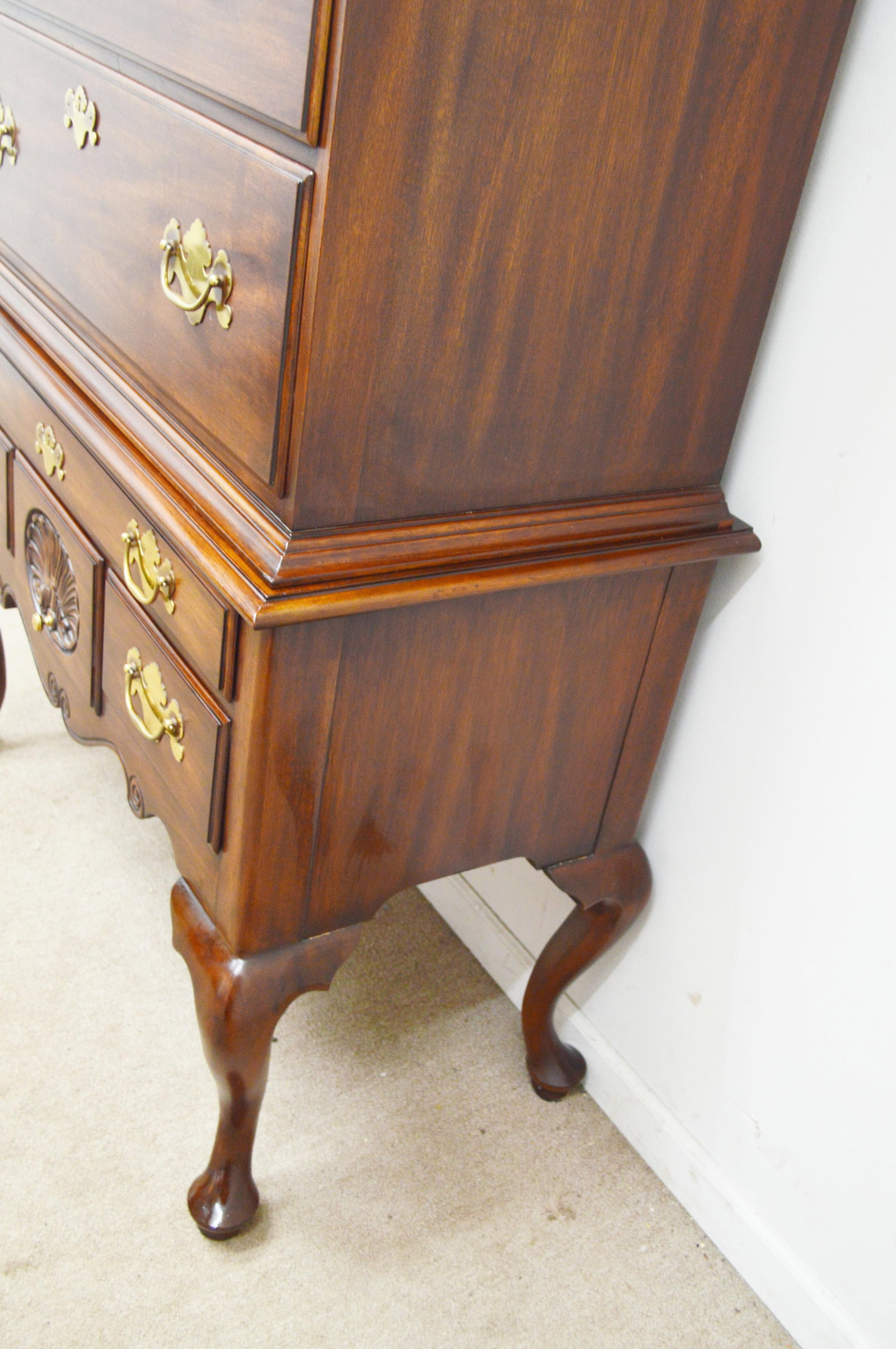 Henkel Harris Mahogany Highboy - 5