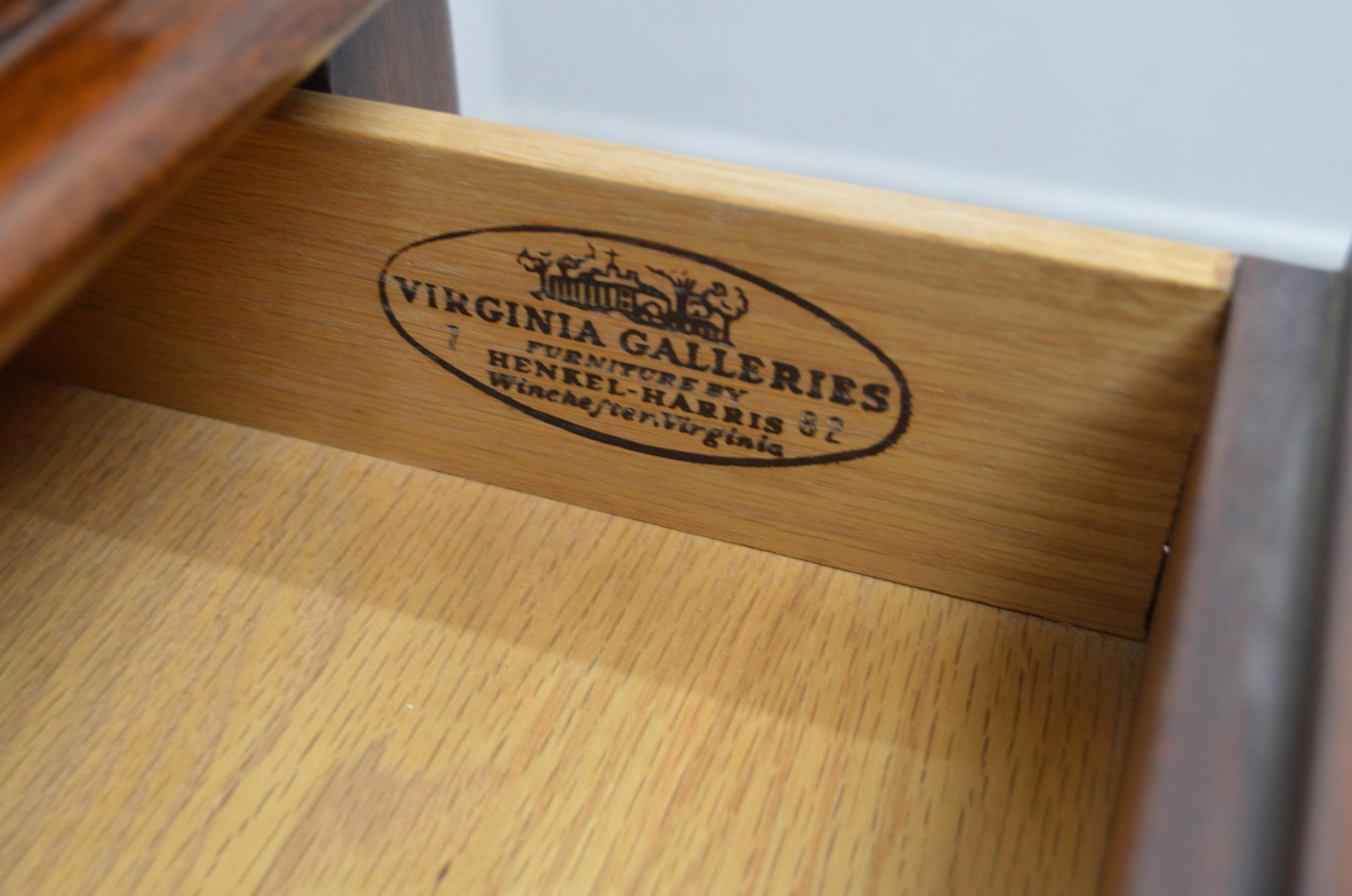 Henkel Harris Mahogany Highboy - 7