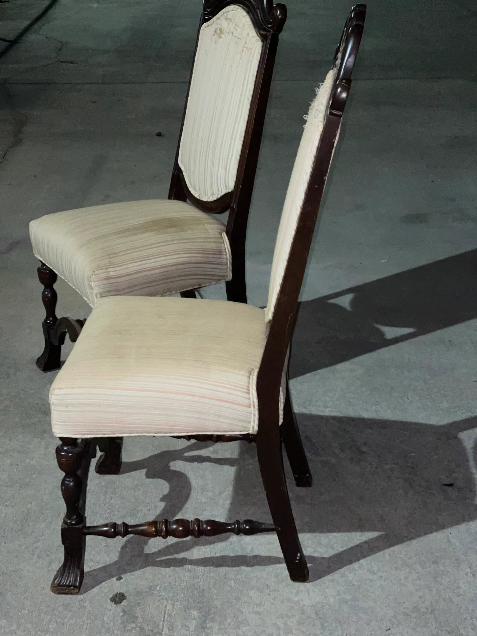 Late 19th Century Antique Chairs - a Pair - 3