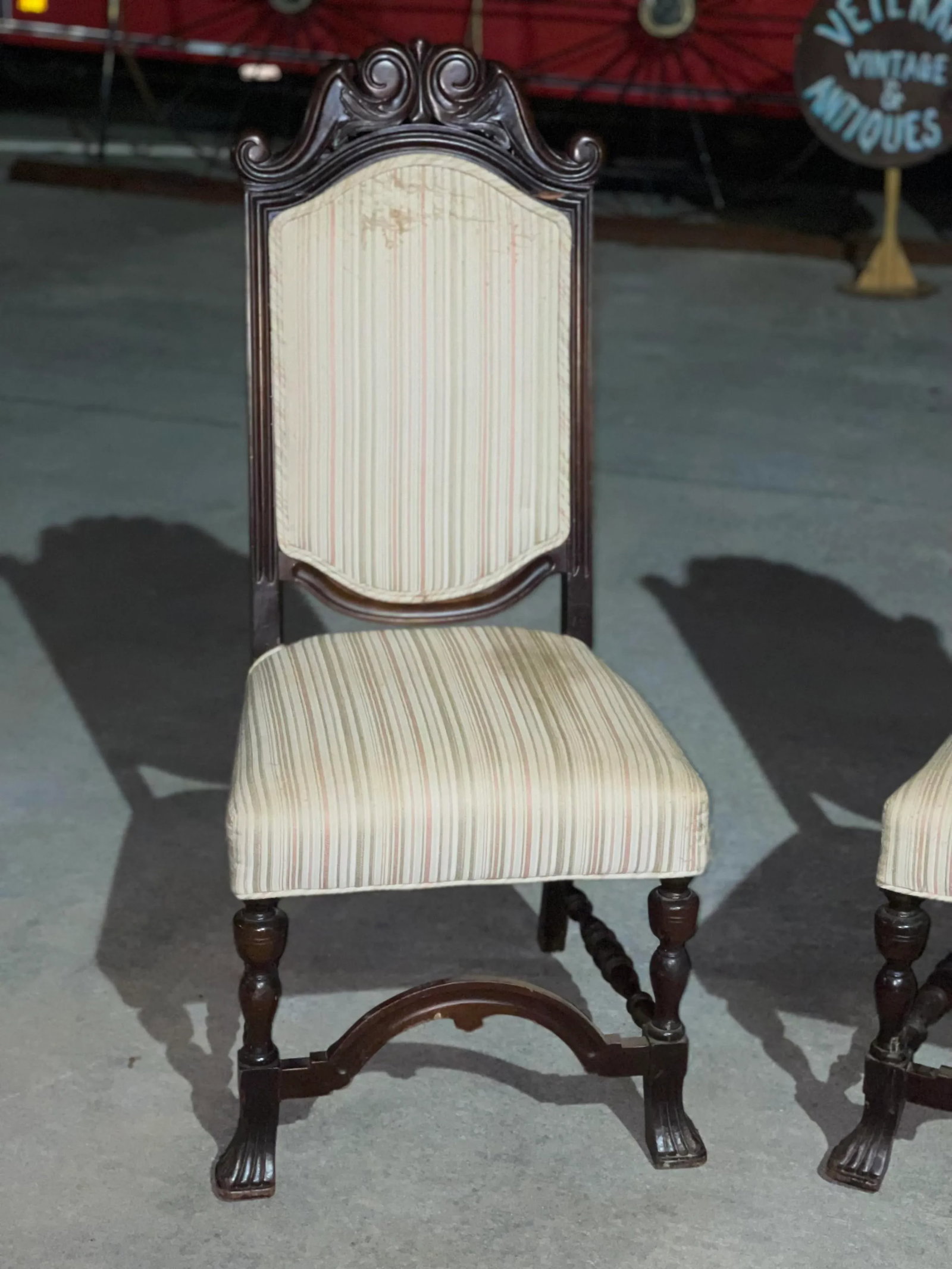 Late 19th Century Antique Chairs - a Pair - 5