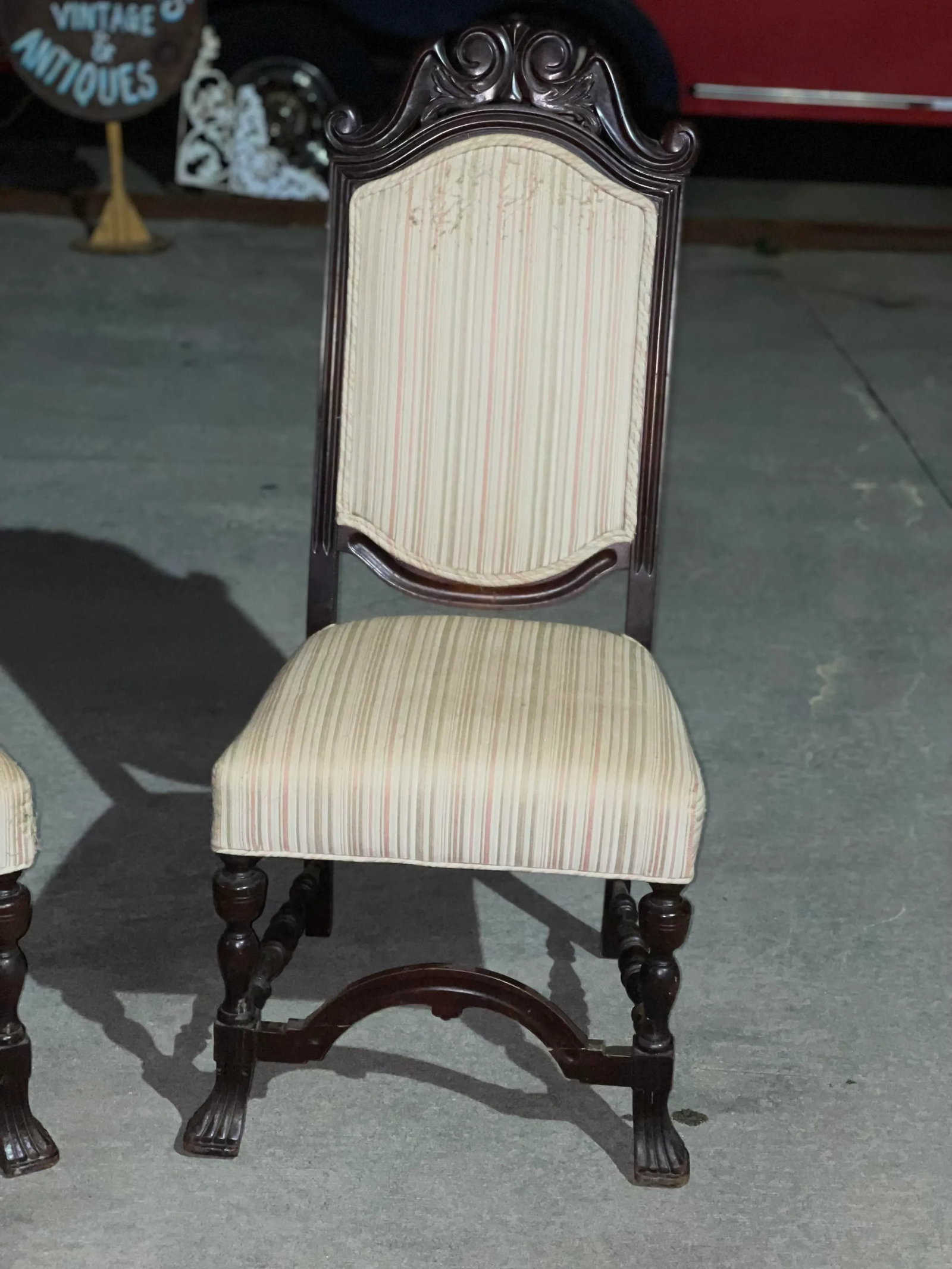 Late 19th Century Antique Chairs - a Pair - 8