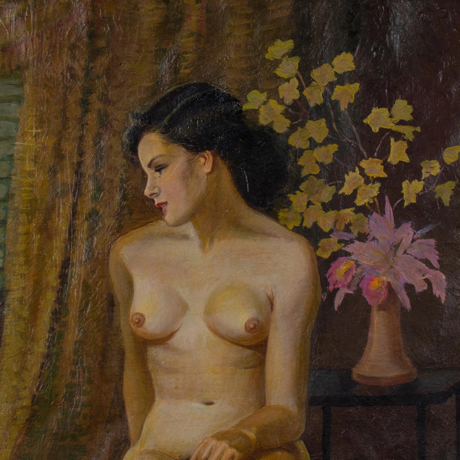 Jan Nosek Nude Painting, C. Mid-20th Century - 4