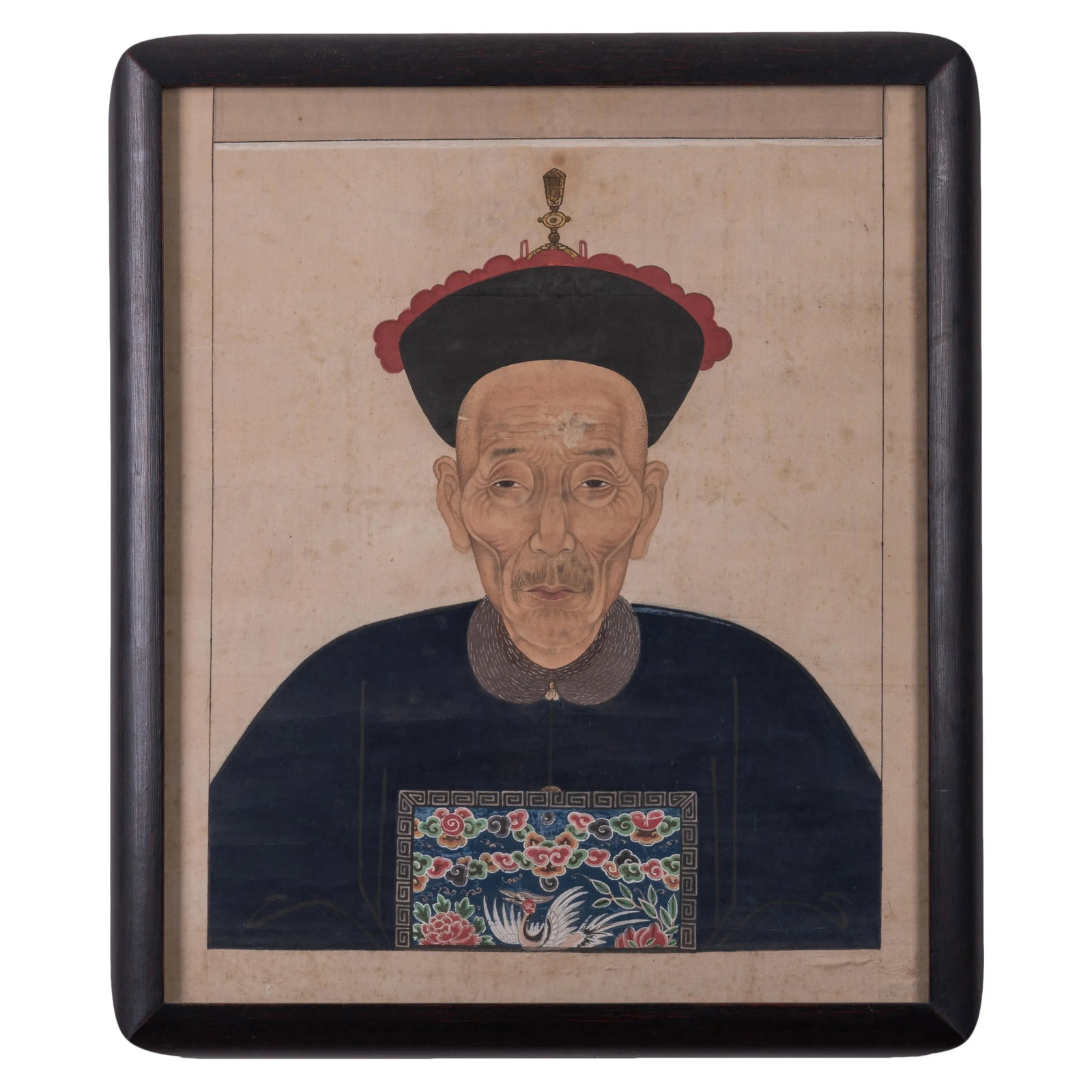 Chinese Qing Ancester Portrait, 19th Century - 7
