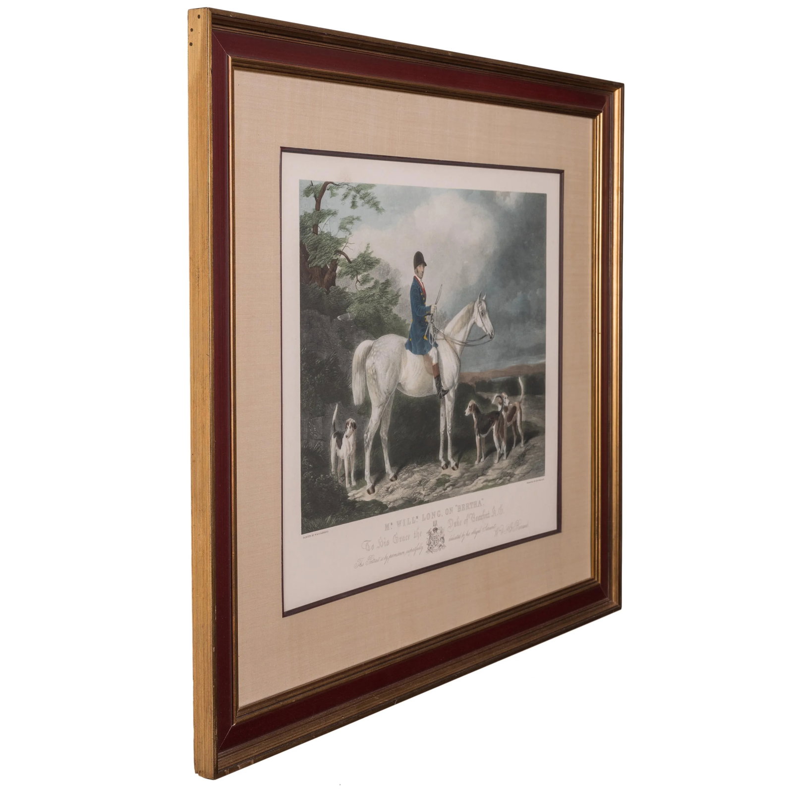 Mr. William Long on Bertha Fox Hunt Engraving by Edward Hacker - 3