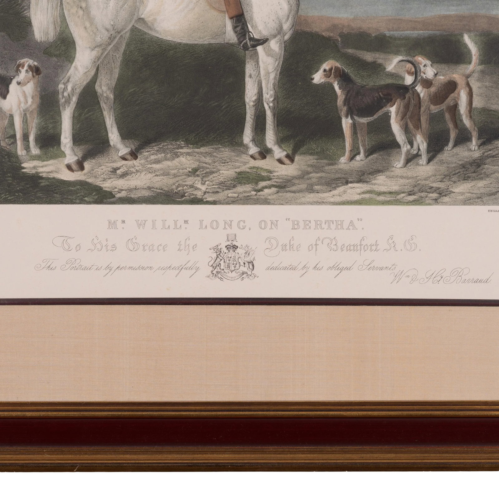 Mr. William Long on Bertha Fox Hunt Engraving by Edward Hacker - 4