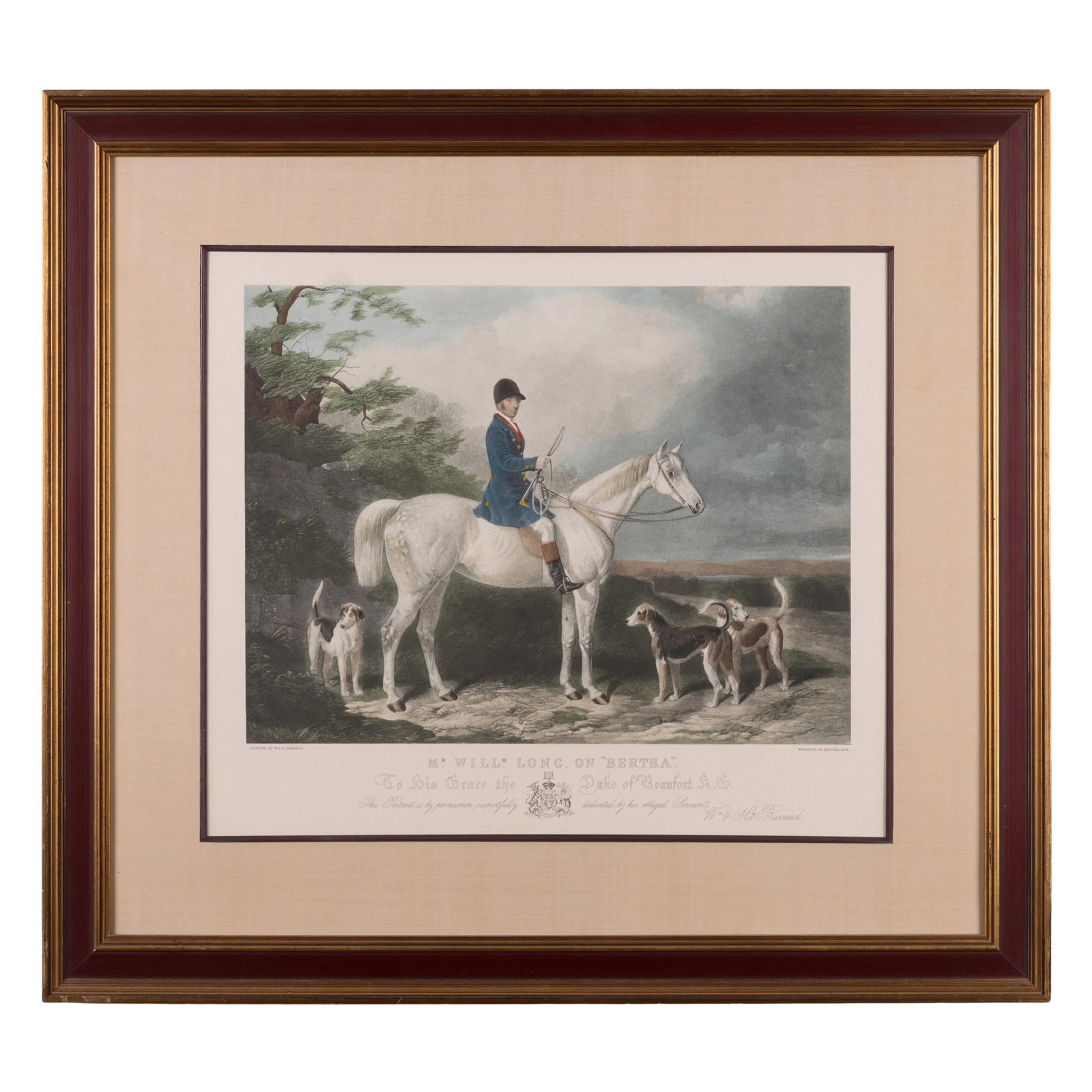 Mr. William Long on Bertha Fox Hunt Engraving by Edward Hacker - 5