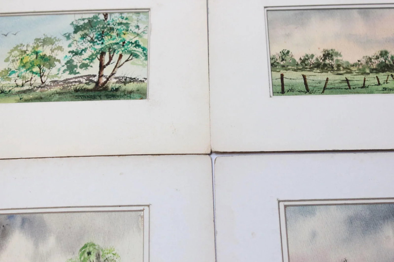 Grouping of Plein-Air Watercolors by Stanley C. Brodey - 4