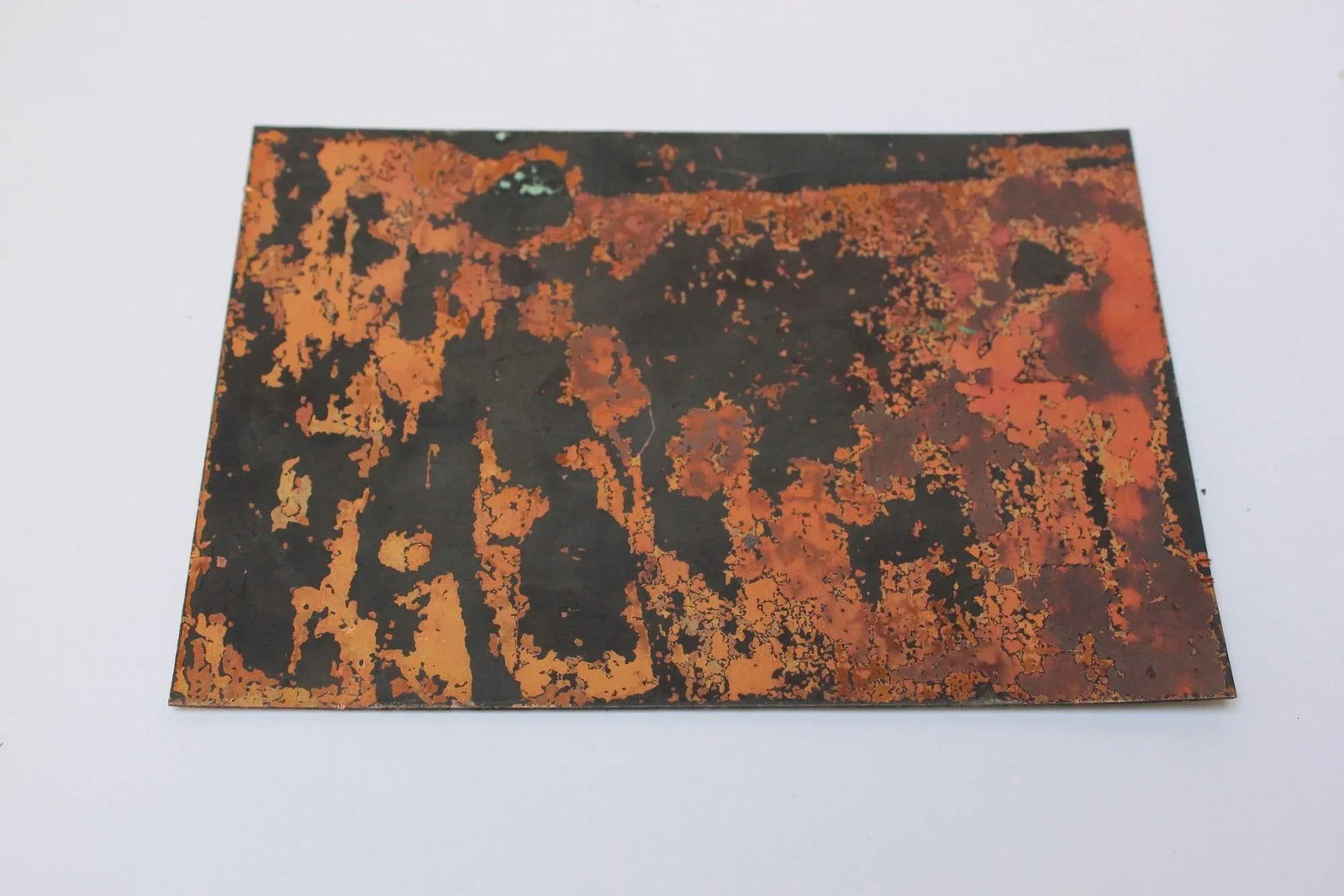 Mid-Century Enamel on Copper Landscape Painting/Plaque by Fleming - 3