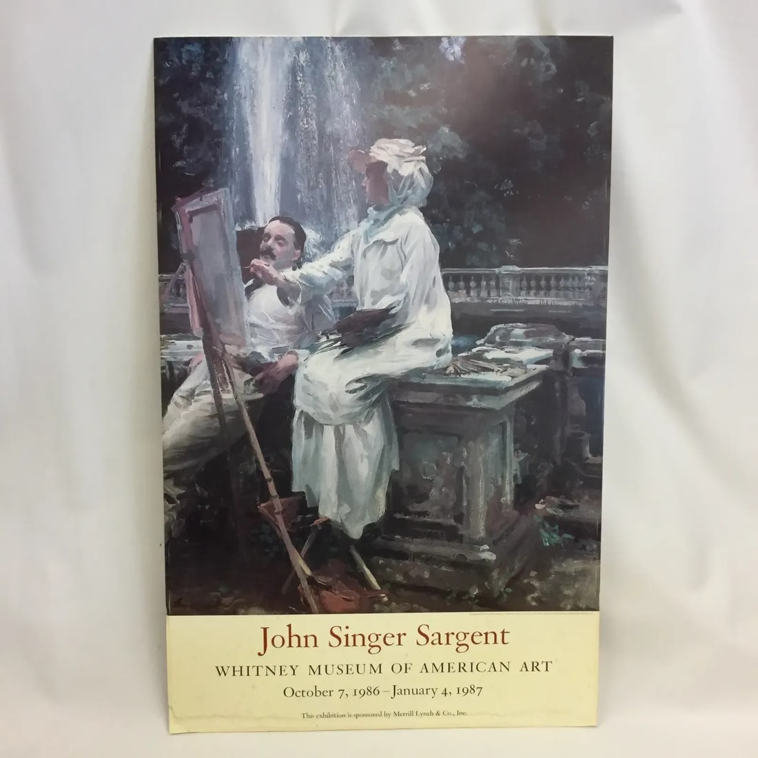 Original Poster of John Singer Sargent 1986 - 11