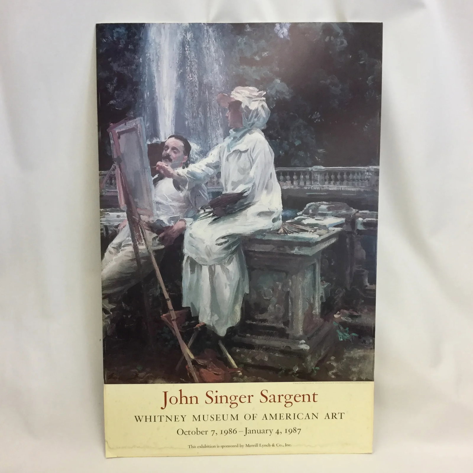 Original Poster of John Singer Sargent 1986 - 12