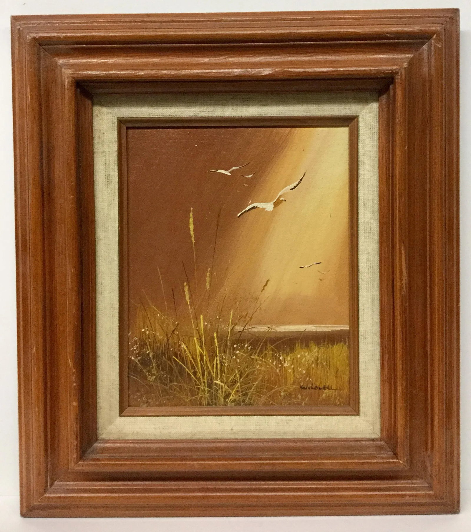 Mid Century Modern Original Oil Painting - 2