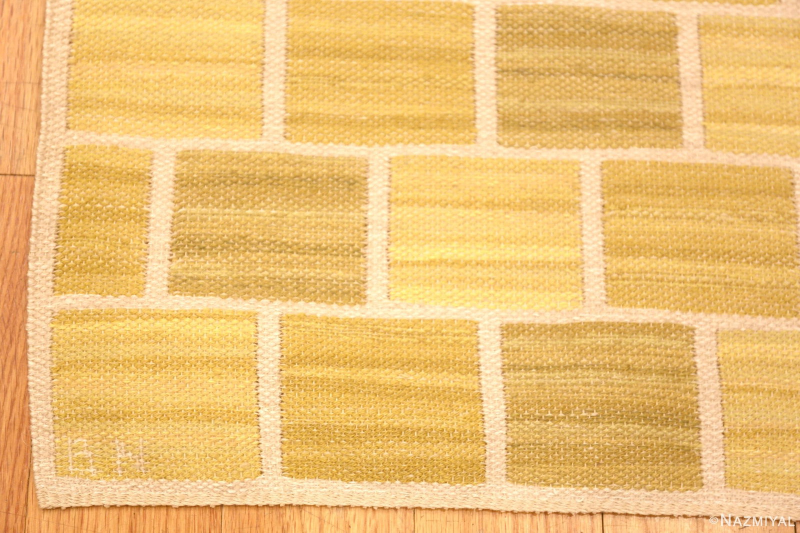 Nazmiyal Collection Vintage Swedish Barbro Nilsson Signed Kilim Rug - 4