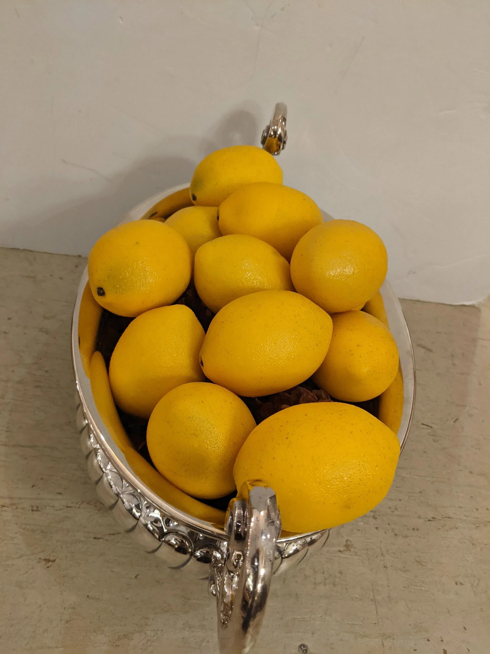 Silverplate Tureen With Lemons - 4