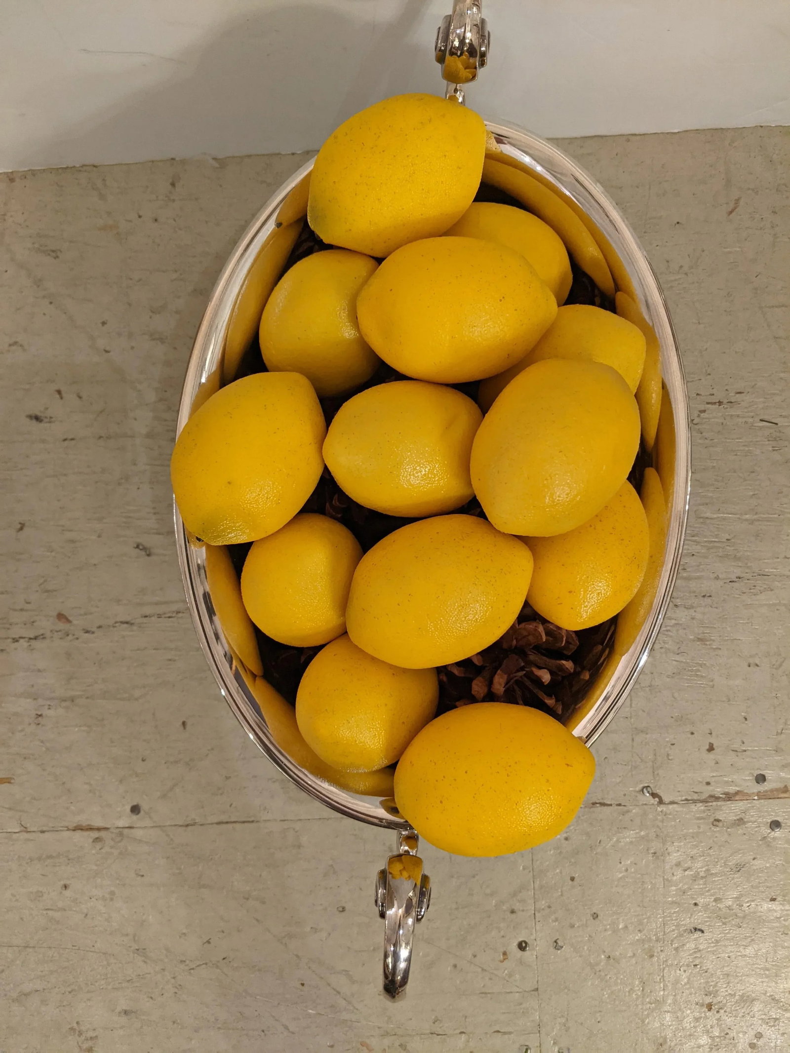 Silverplate Tureen With Lemons - 5