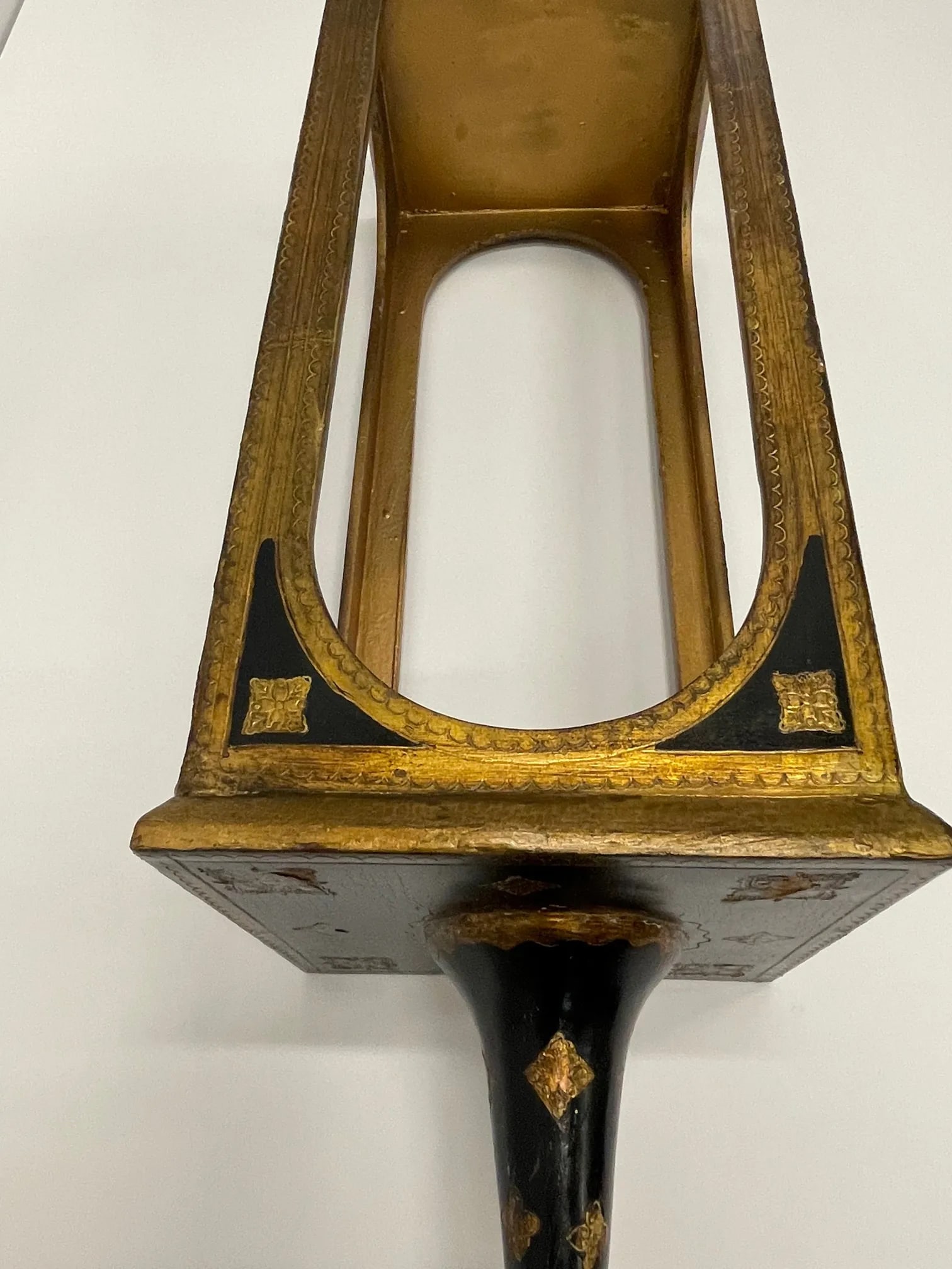 Ebonized & Gilt Venetian Hanging Lanterns -A Pair - 6