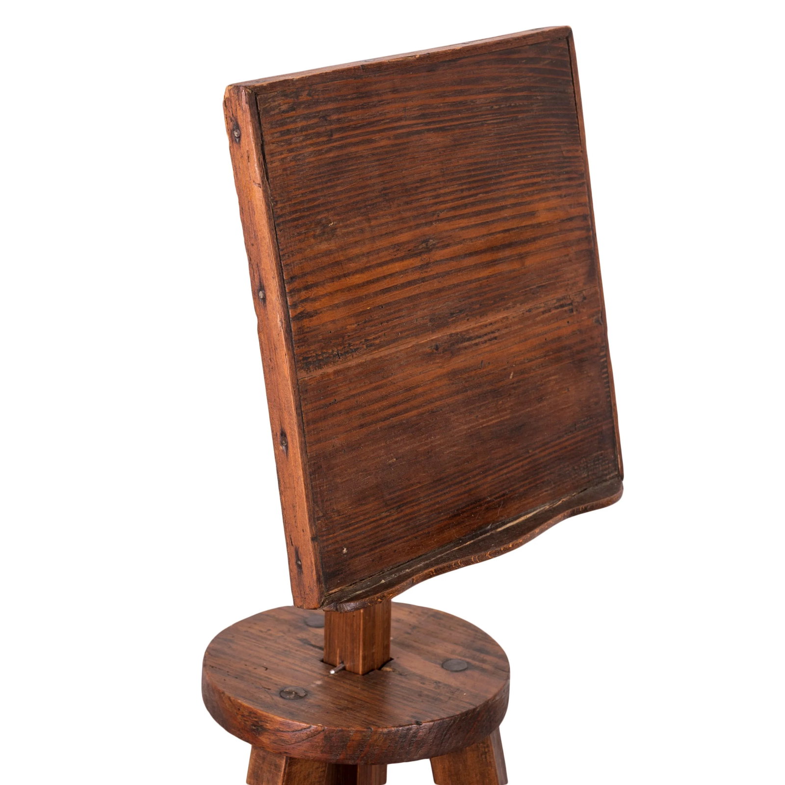 American Primitive Pine Easel & Stand, 19th Century - 6