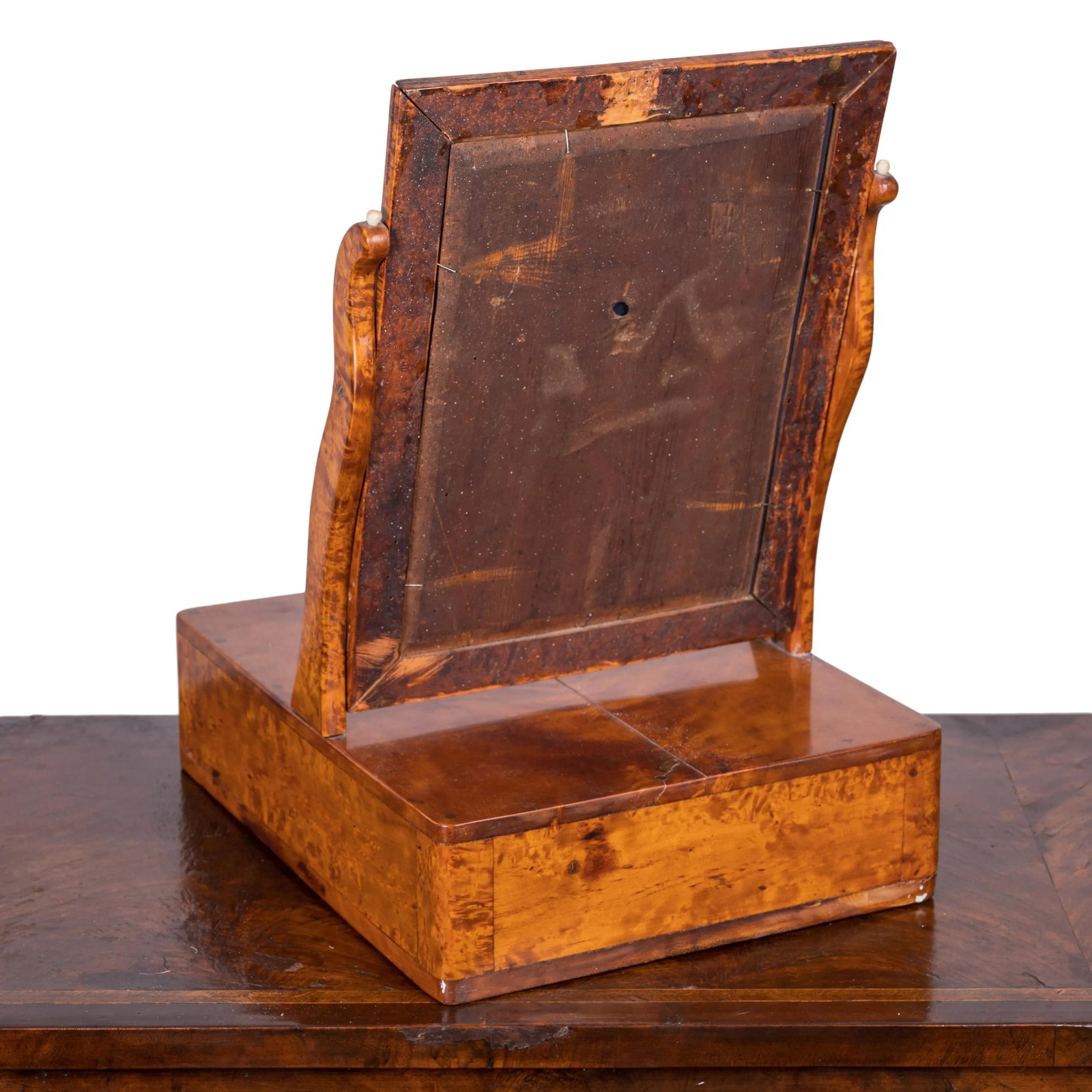 Swedish Karelian Burl Dressing Mirror, 19th Century - 9