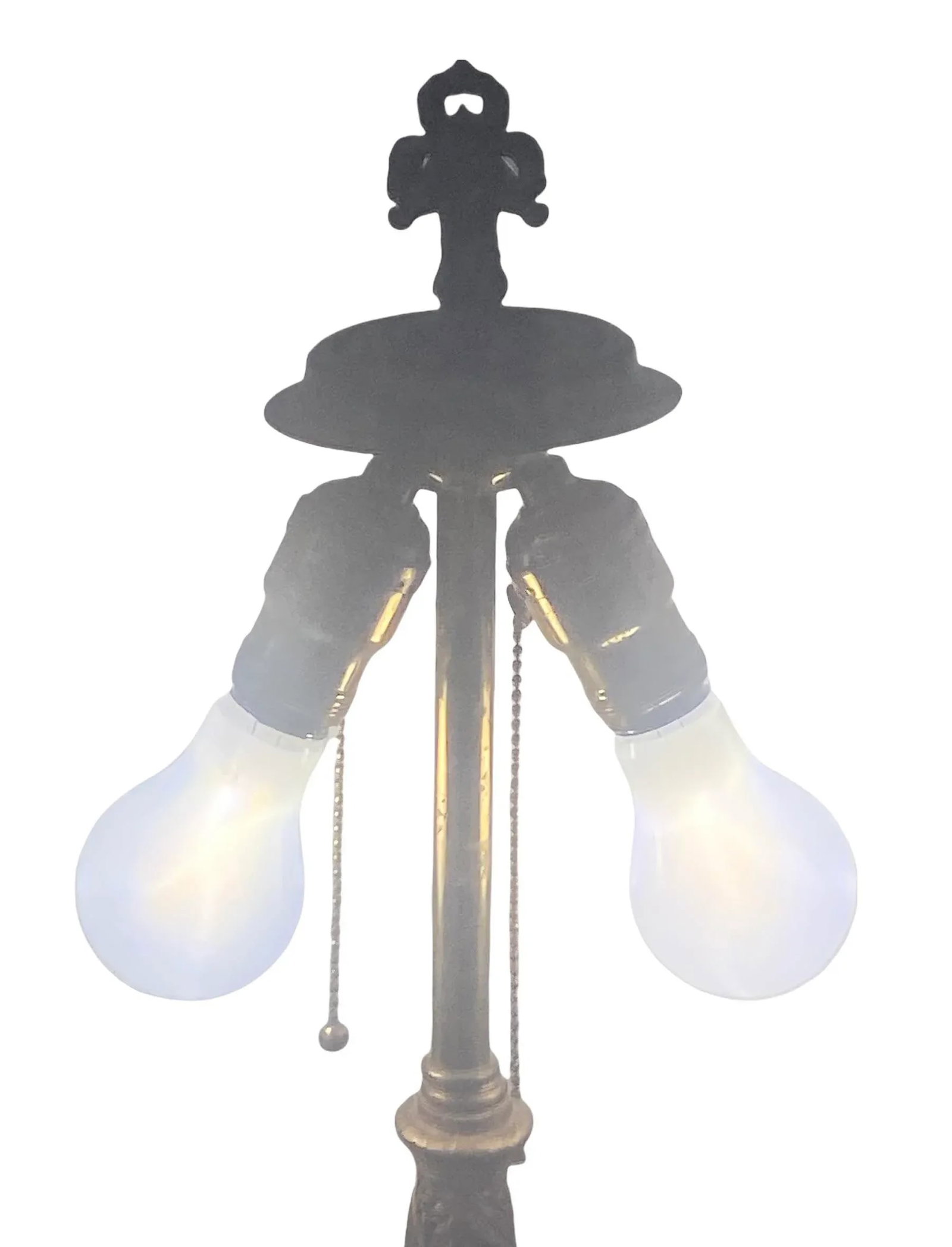 1920's L. D. Bloch Brass and Bronze Plated Table Lamp - 10