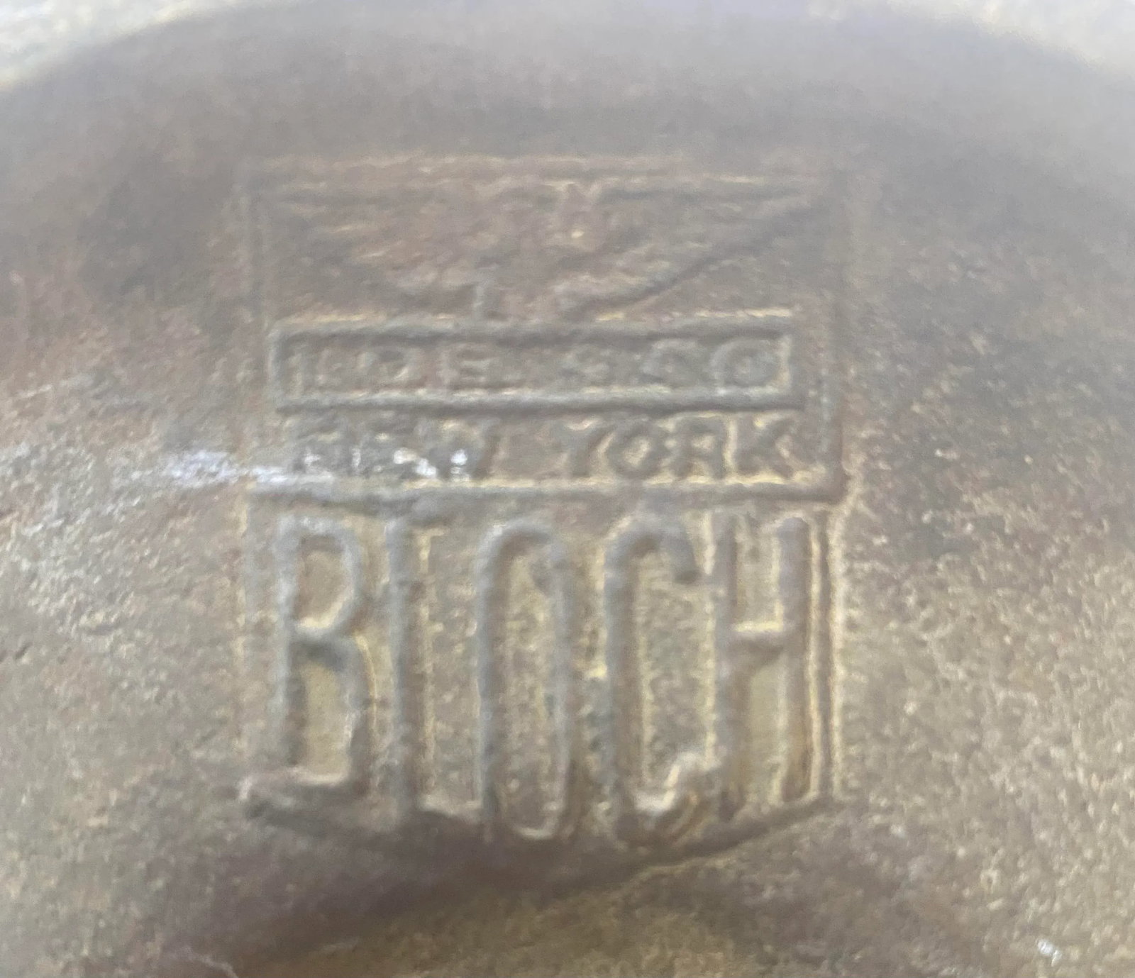 1920's L. D. Bloch Brass and Bronze Plated Table Lamp - 11
