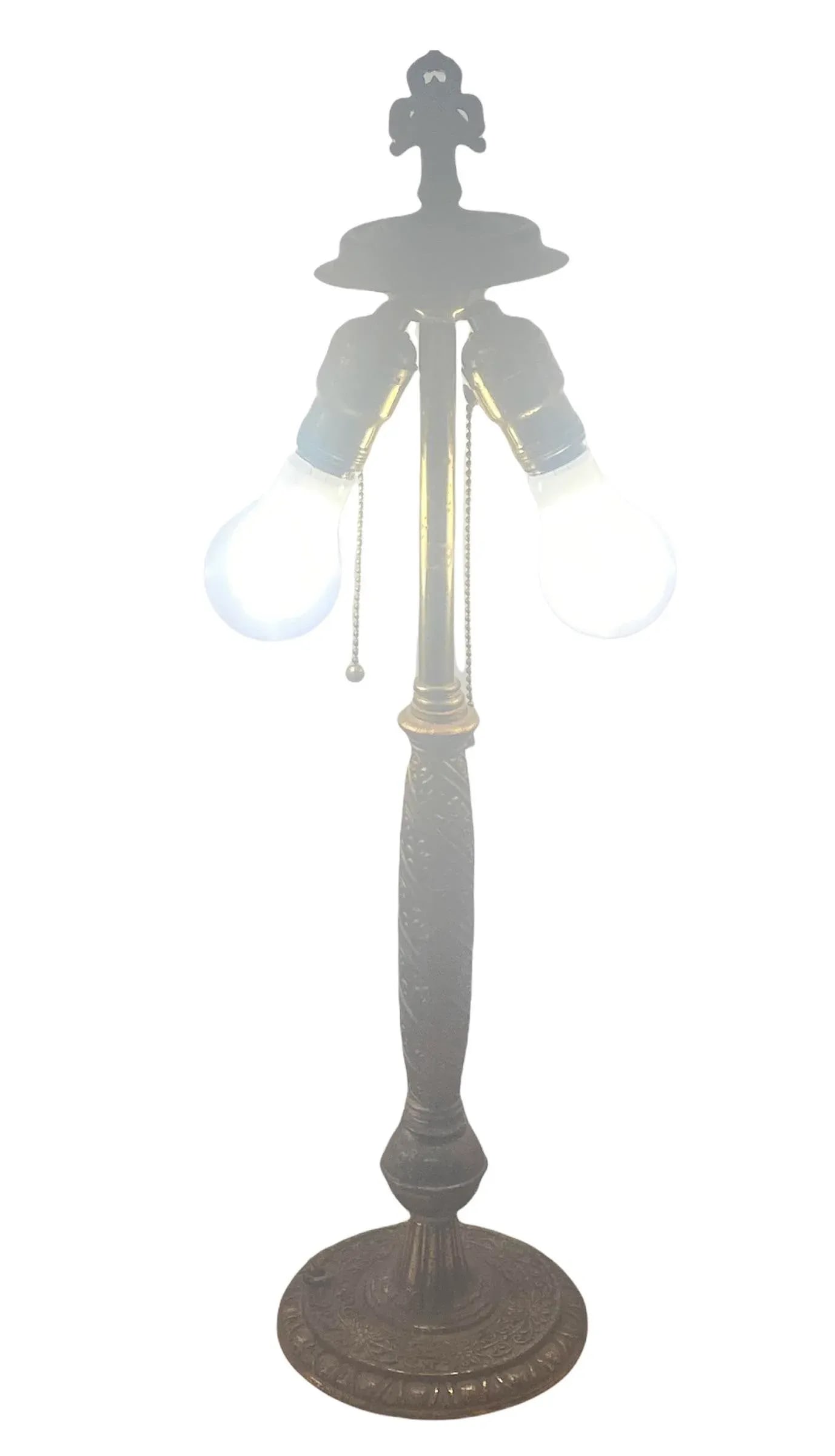 1920's L. D. Bloch Brass and Bronze Plated Table Lamp - 9
