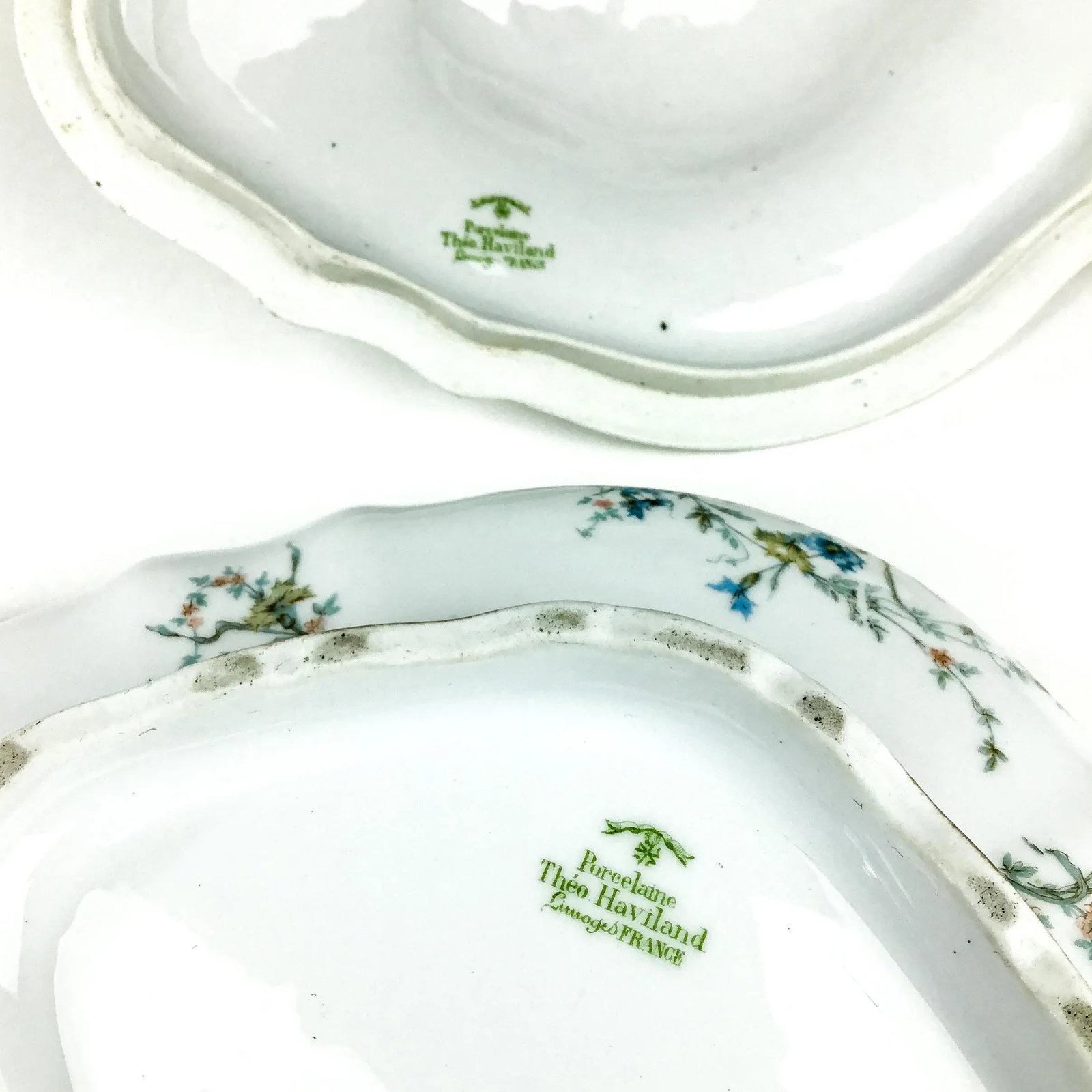 Vintage Porcelain Covered Casserole Serving Dish Theo Haviland Limoges France - 12