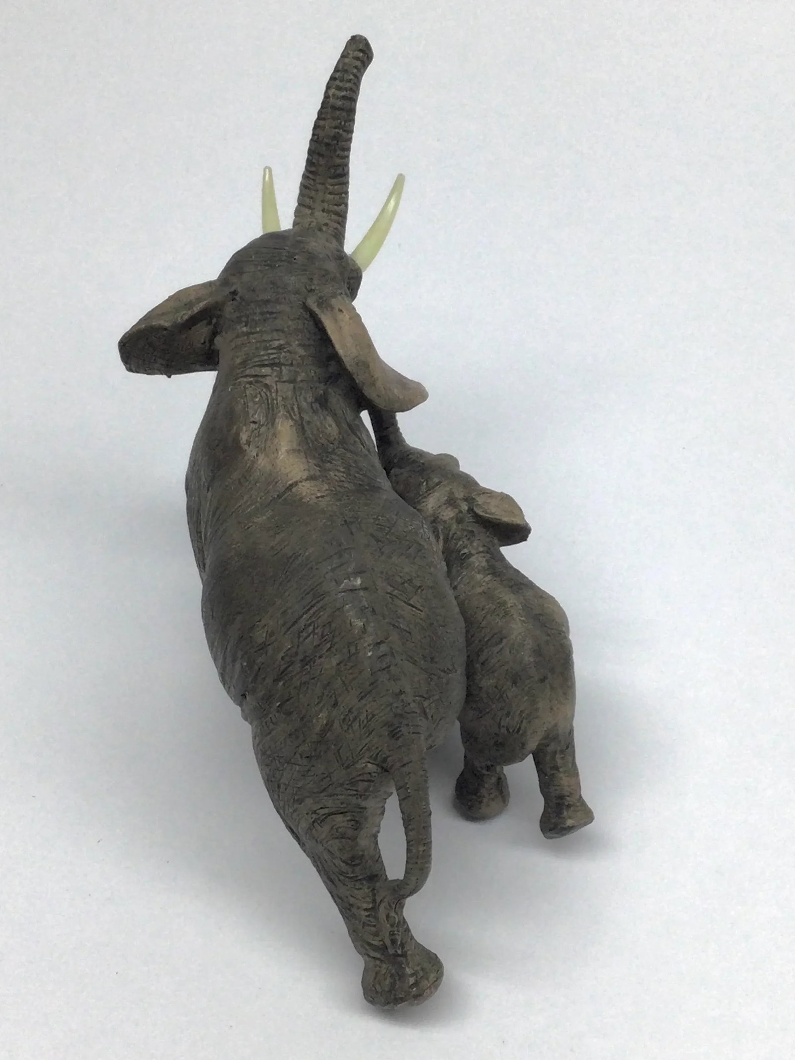 Vintage 1990's Maitland Smith High Quality Resin Elephant Sculpture - 10