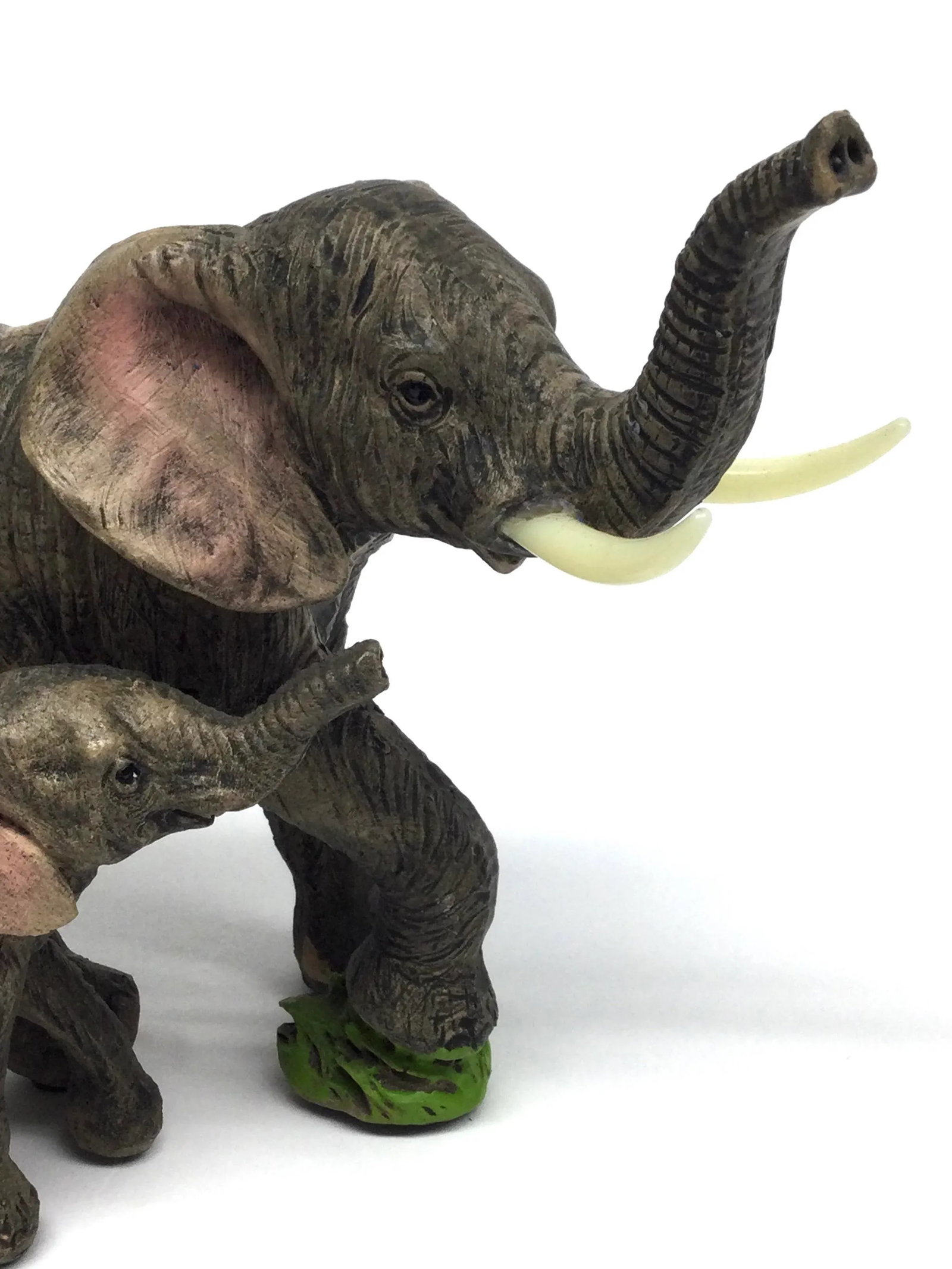Vintage 1990's Maitland Smith High Quality Resin Elephant Sculpture - 3