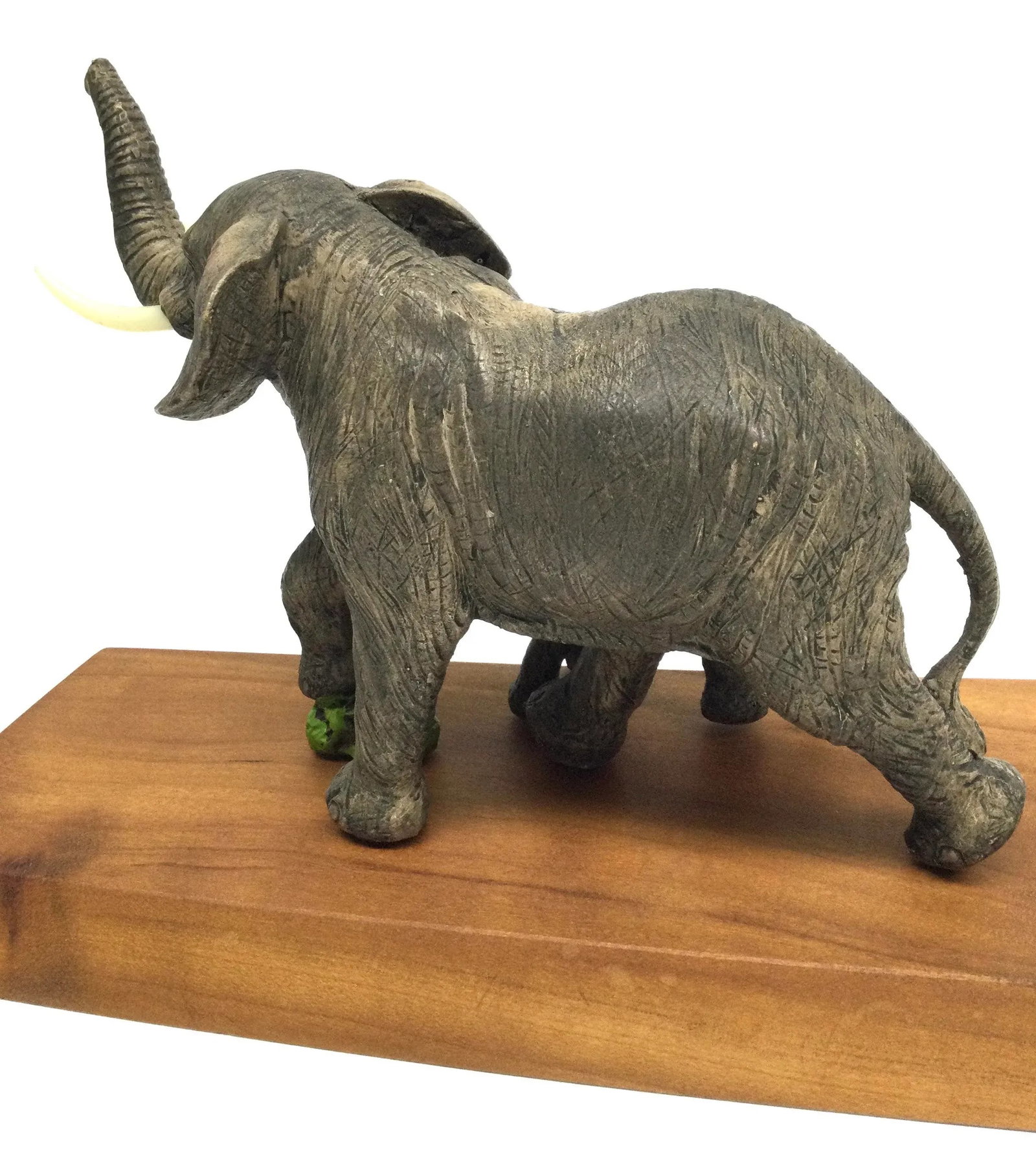 Vintage 1990's Maitland Smith High Quality Resin Elephant Sculpture - 5