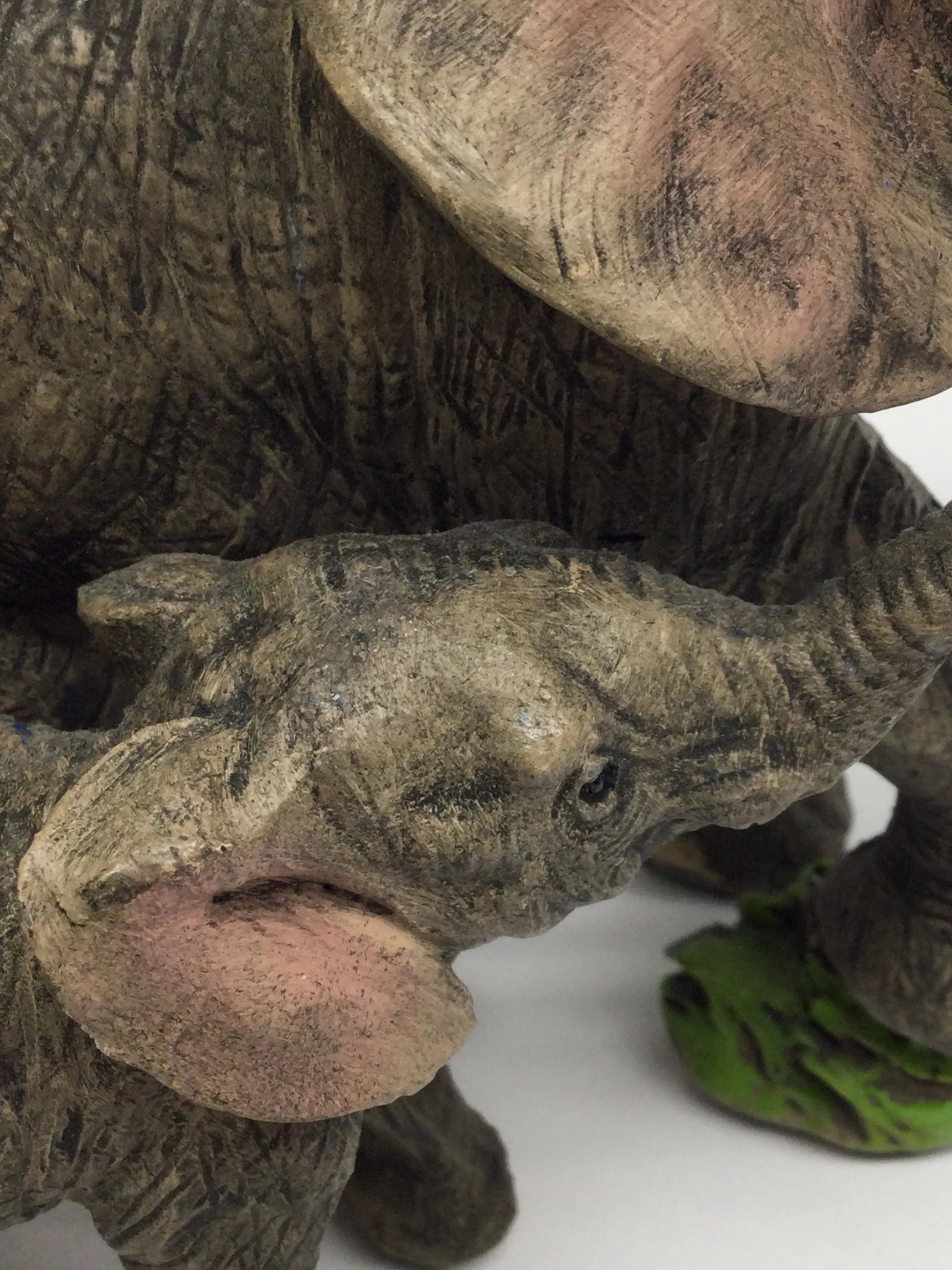 Vintage 1990's Maitland Smith High Quality Resin Elephant Sculpture - 6