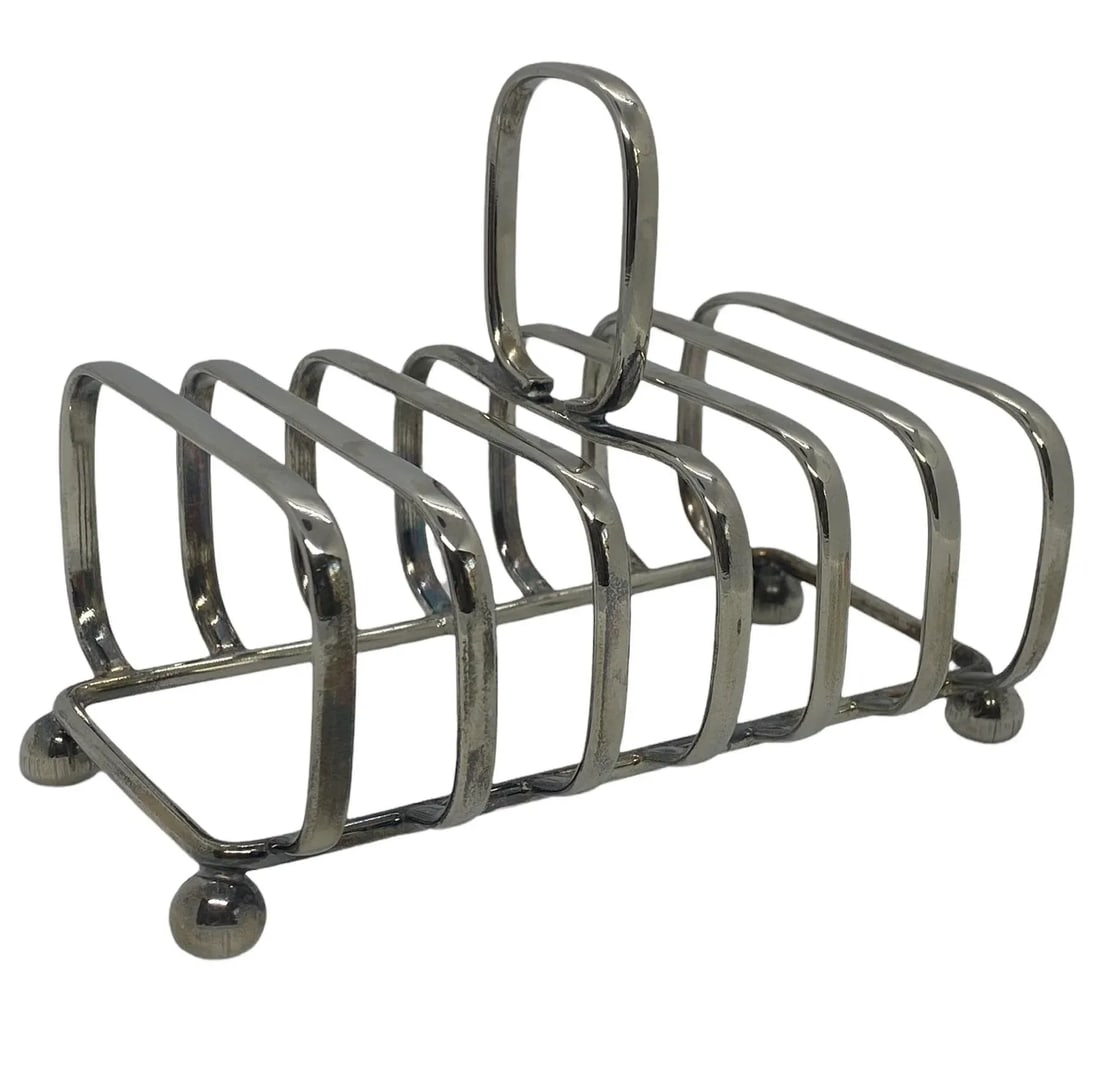 Mid 20th Century Silver Plate Toast Rack - 2