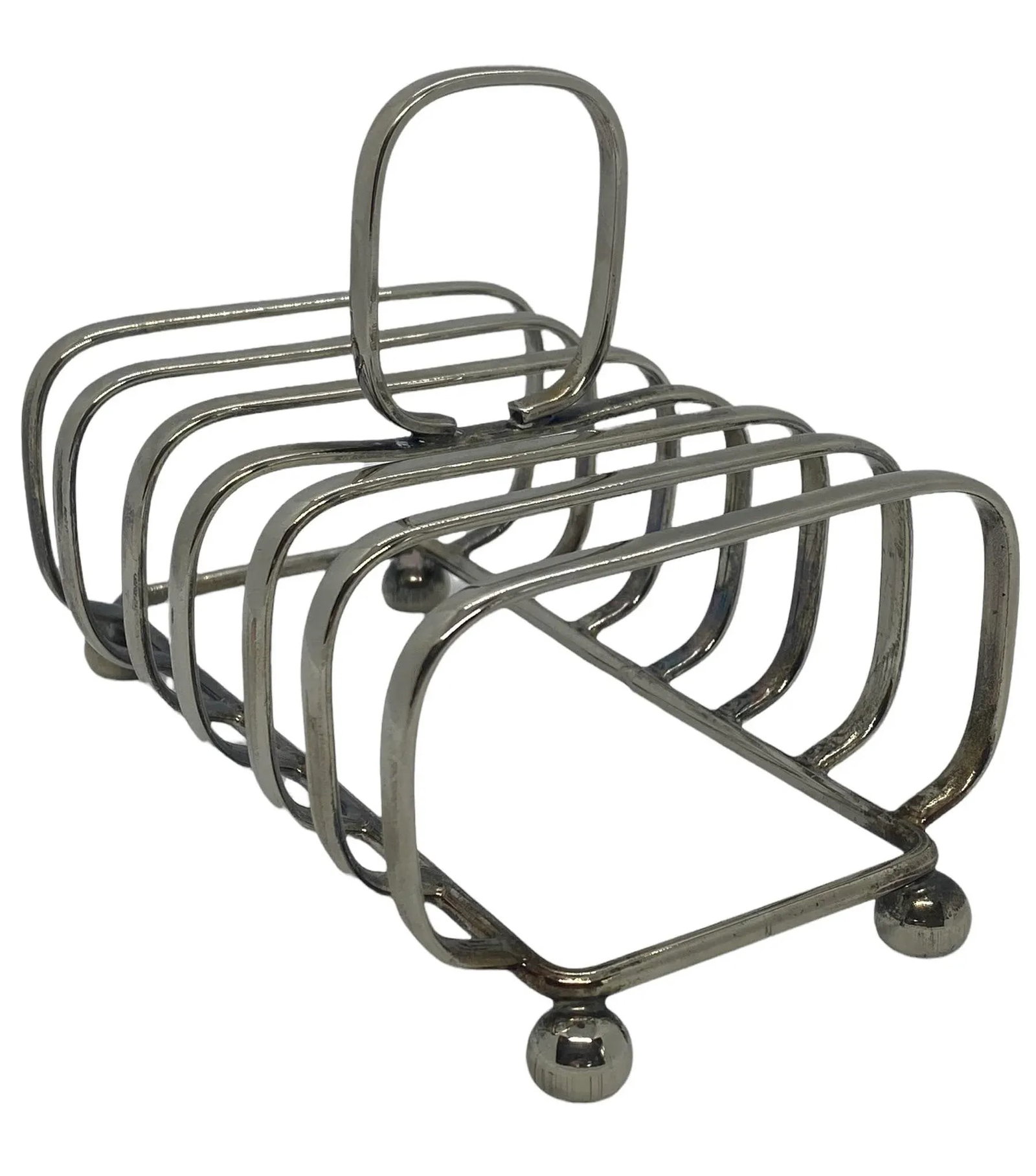 Mid 20th Century Silver Plate Toast Rack - 4