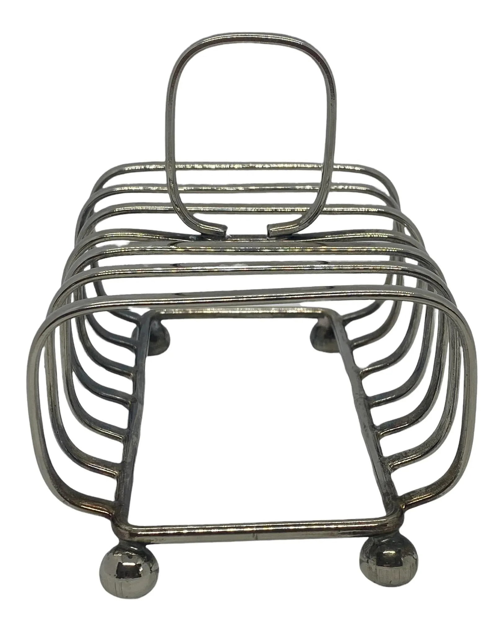 Mid 20th Century Silver Plate Toast Rack - 5