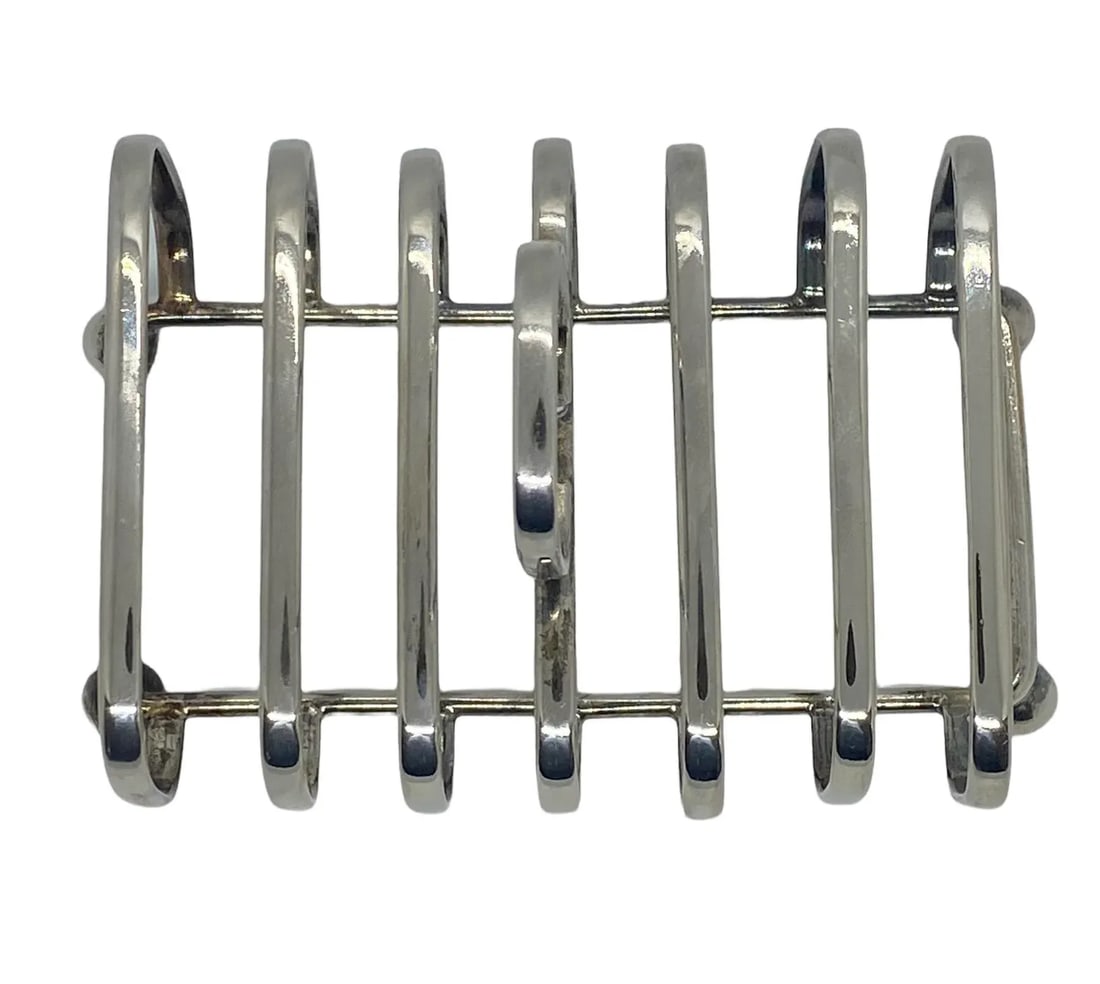 Mid 20th Century Silver Plate Toast Rack - 9