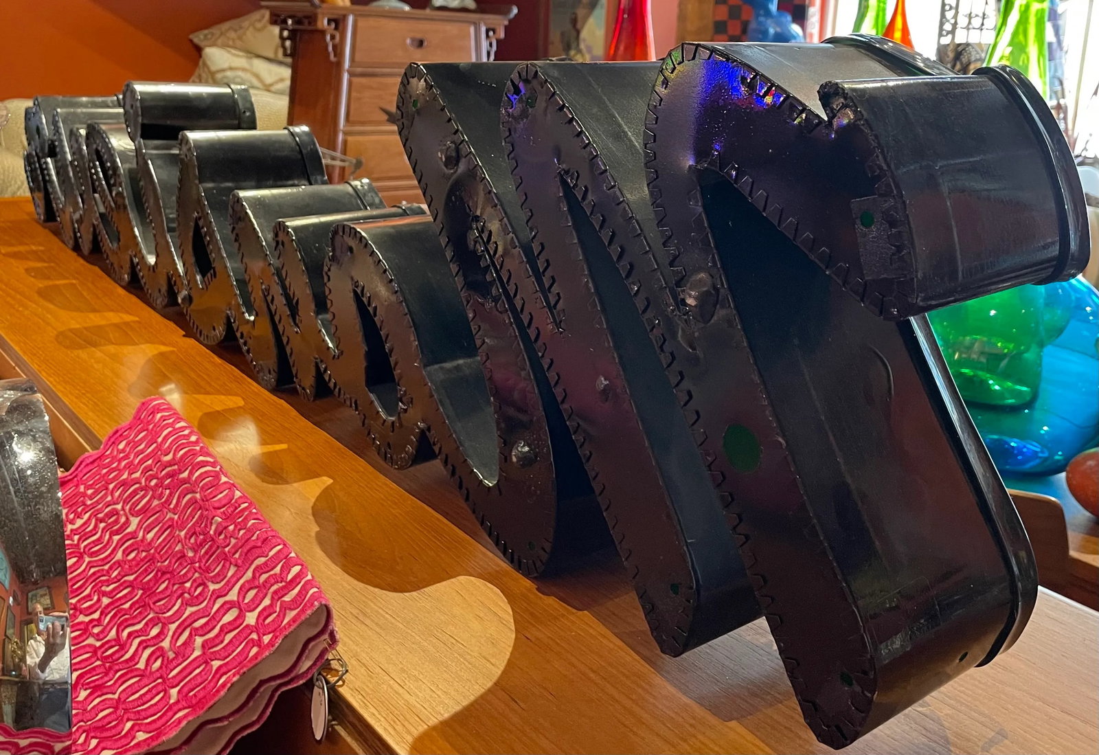 Mid Century "Monsieur" Sign - 4