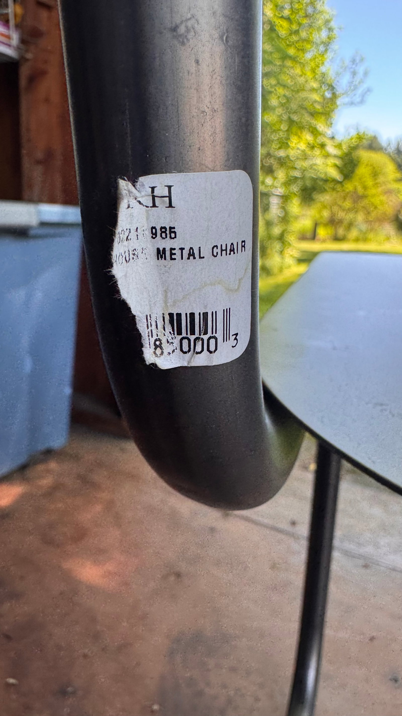 Vintage Metal Schoolhouse Chairs Set of 5 From Restoration Hardware's Retired Collection - 3