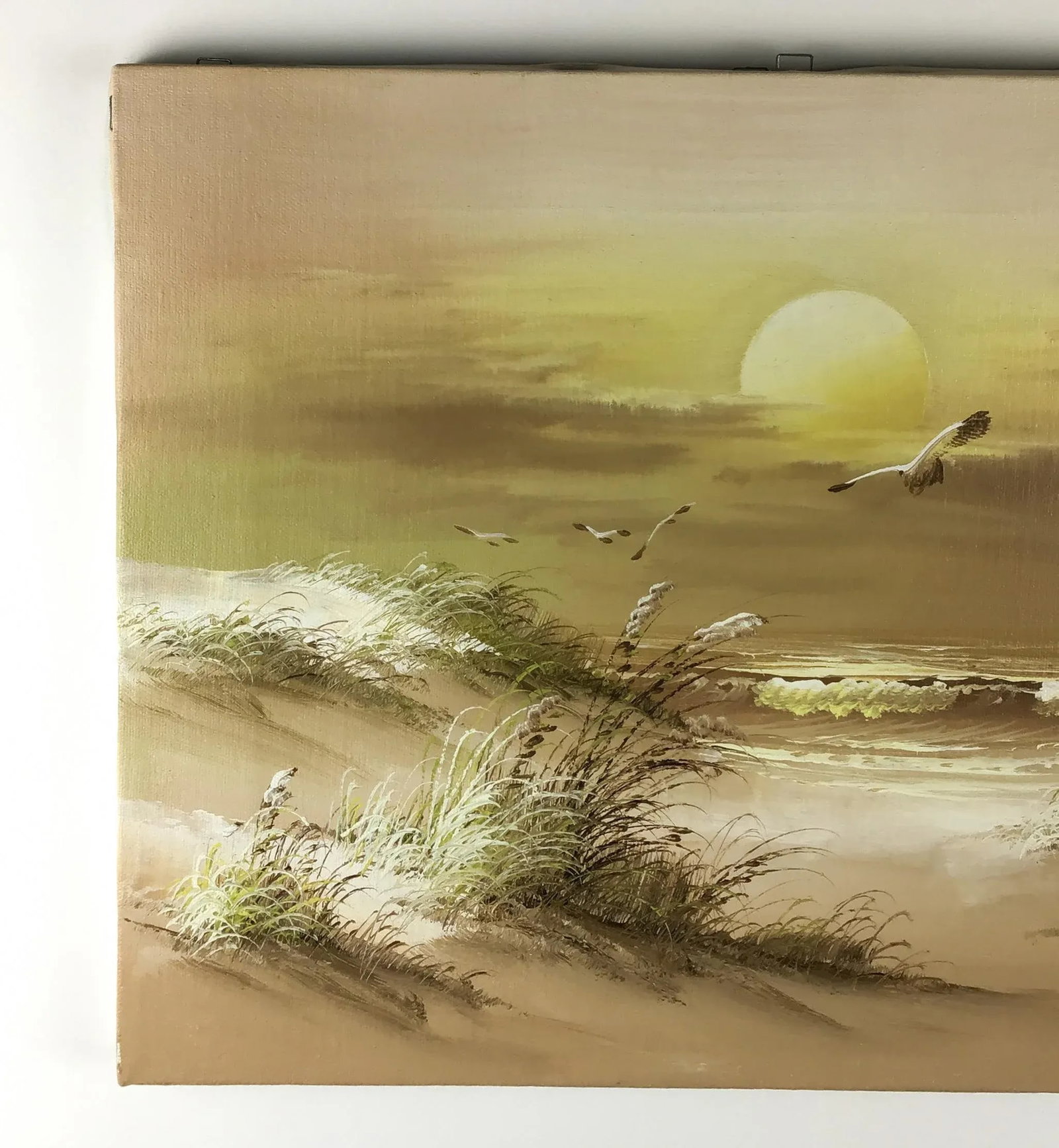 Original Artisan Signed Seascape Oil Painting on Canvas - 2