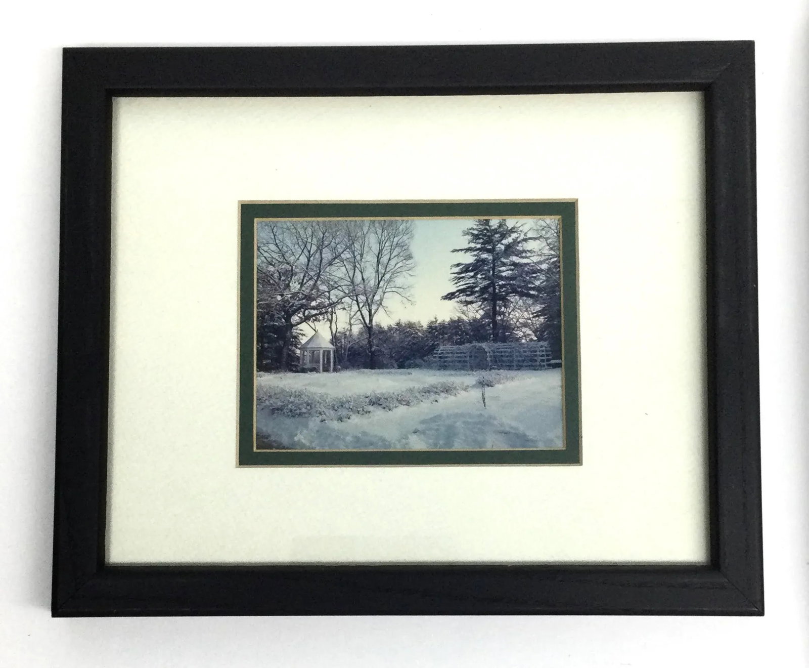 Vintage Set of Framed Photography Prints Scenic Winter Wonderland - 7