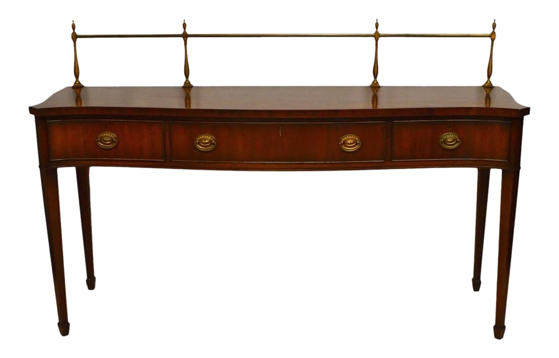 Kittinger Hepplewhite Mahogany Console Sideboard (1 of 11)