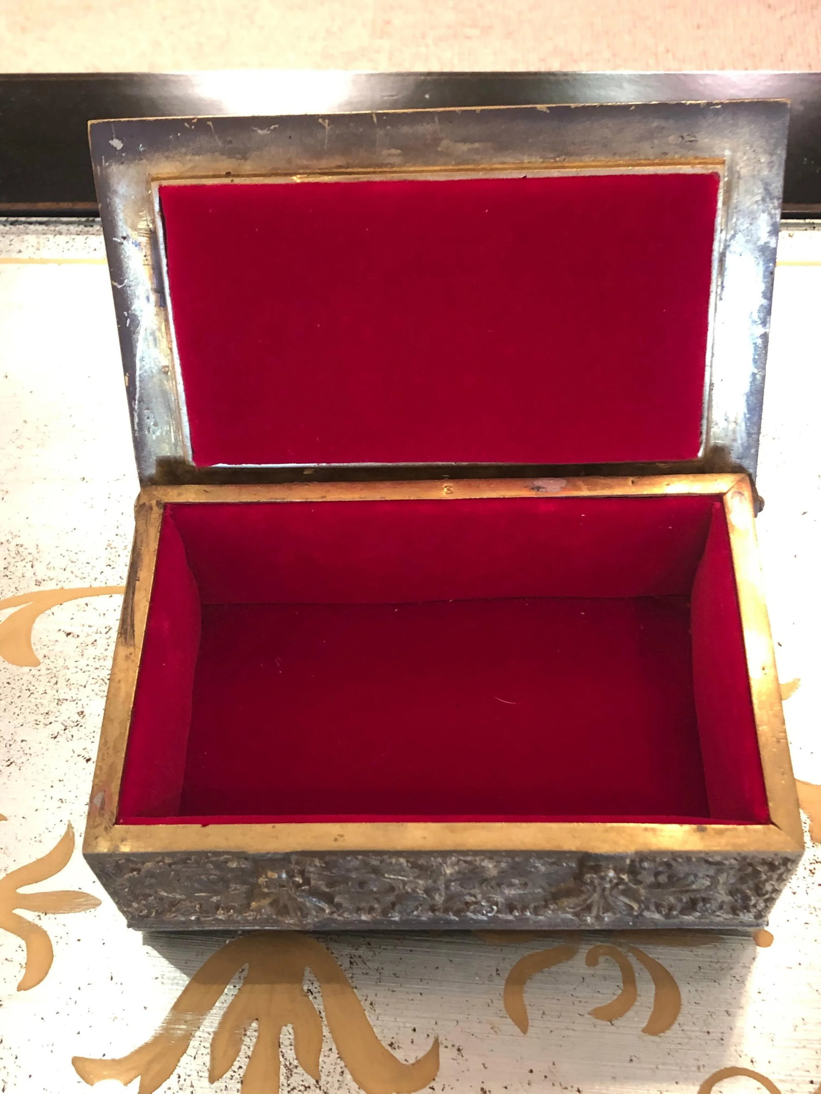 Bronze Antique Jewelry Box - 3