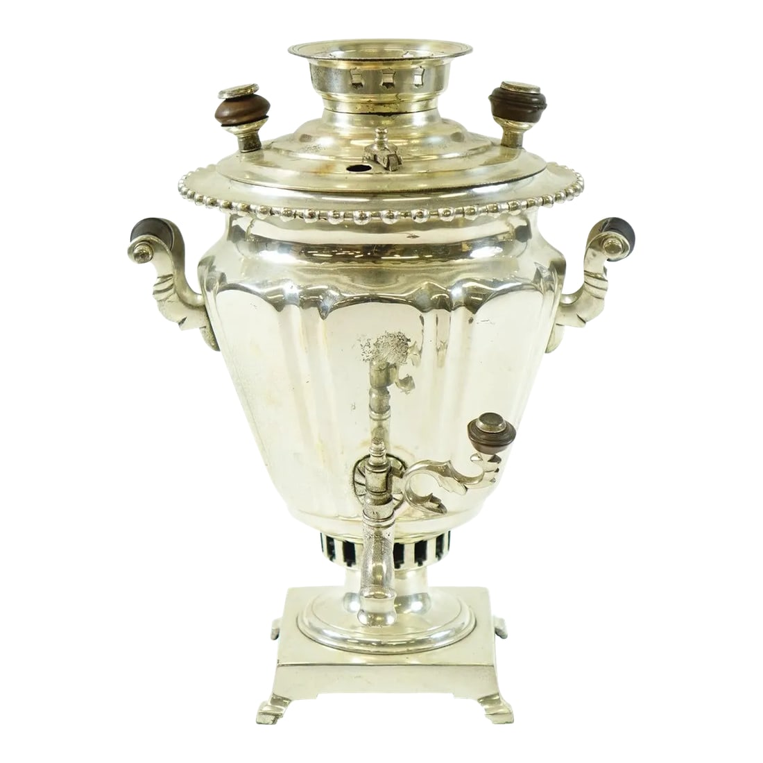 Antique Silver Plated Russian Samovar (1 of 5)
