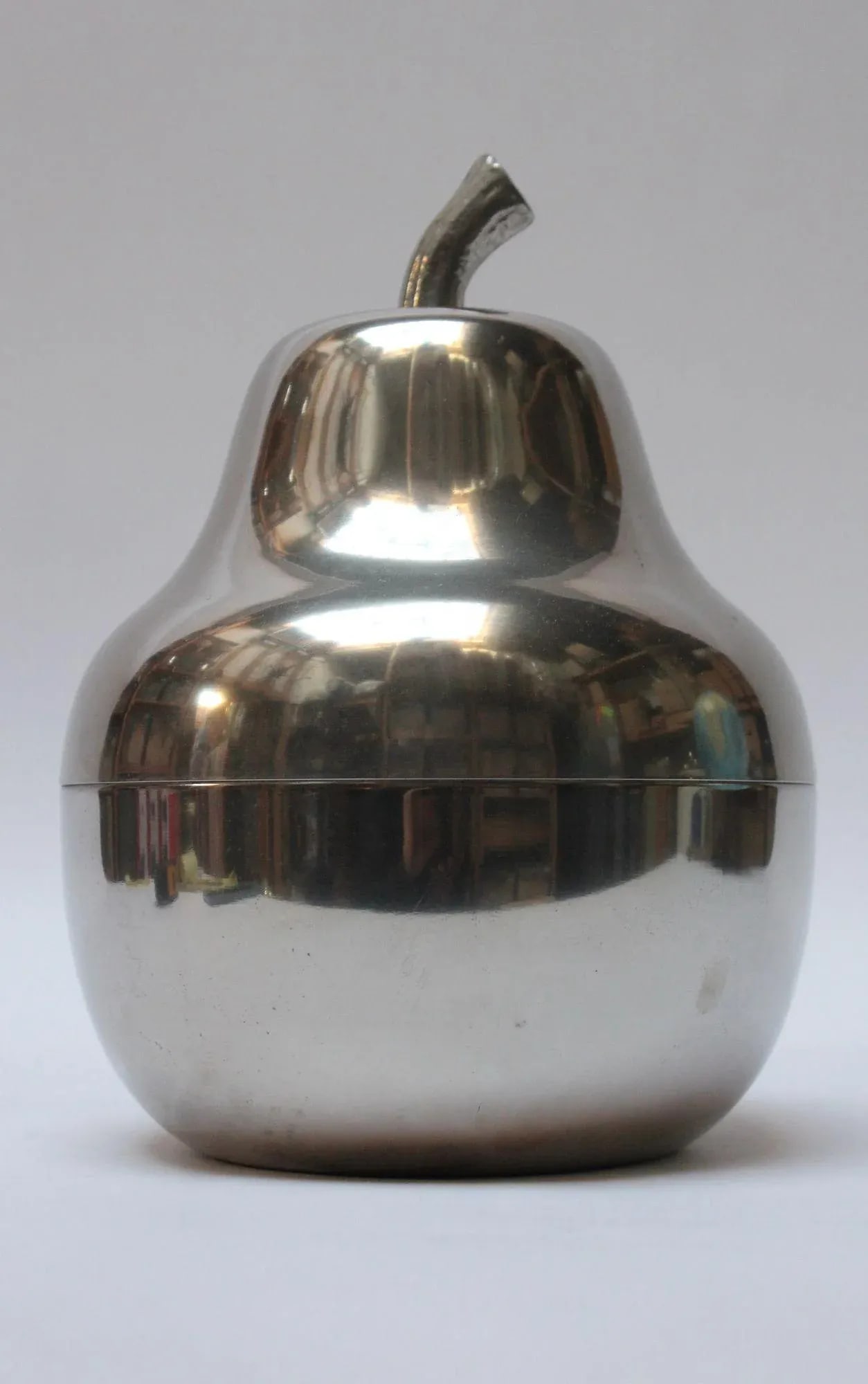 Italian Modernist Stainless Steel "Pear" Ice Bucket - 13