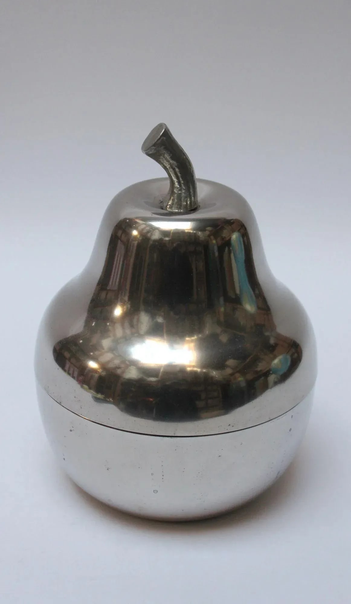 Italian Modernist Stainless Steel "Pear" Ice Bucket - 2