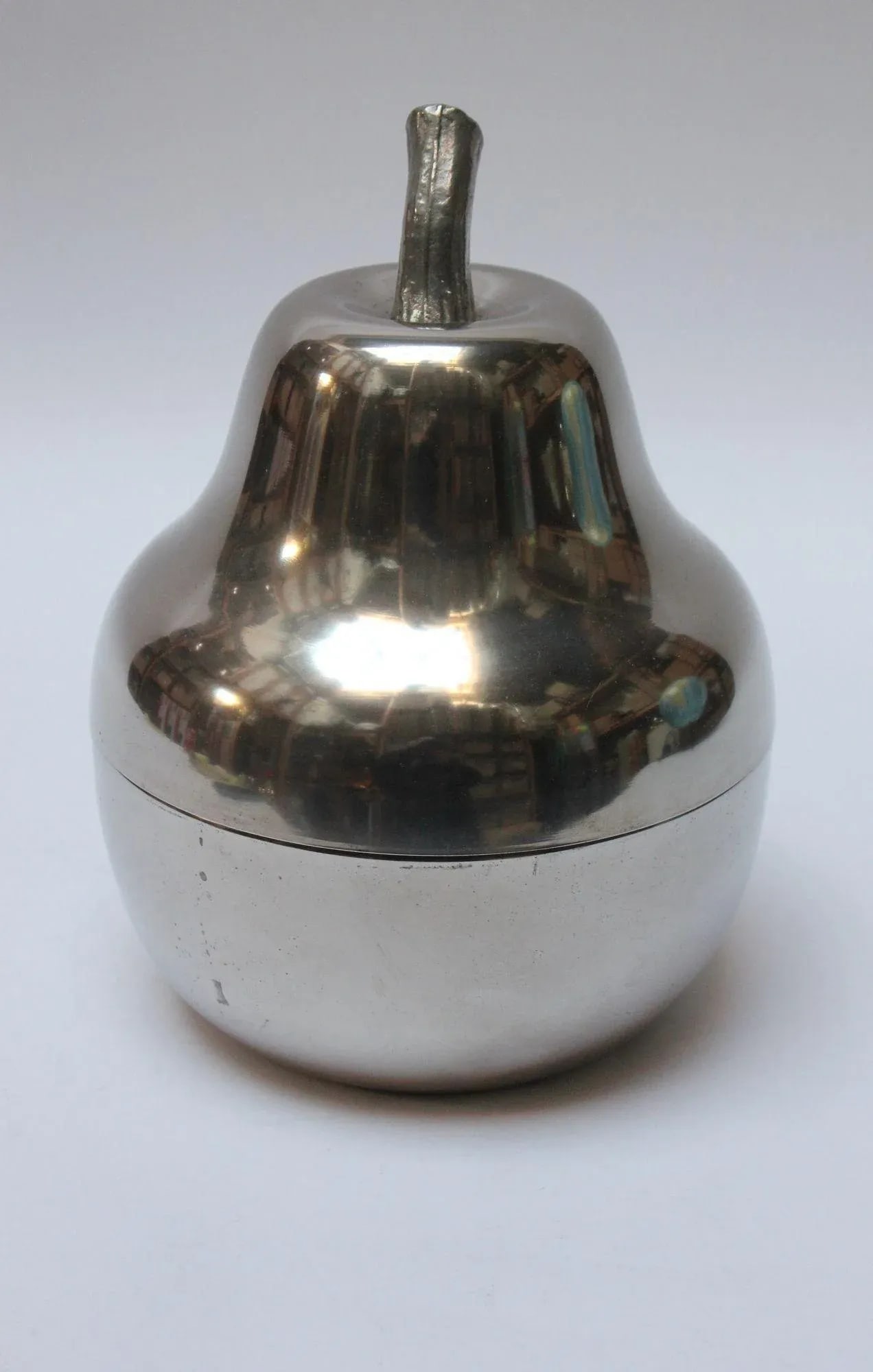 Italian Modernist Stainless Steel "Pear" Ice Bucket - 3