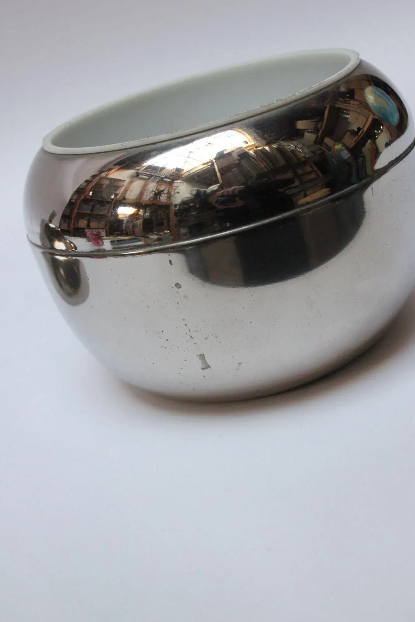 Italian Modernist Stainless Steel "Pear" Ice Bucket - 5