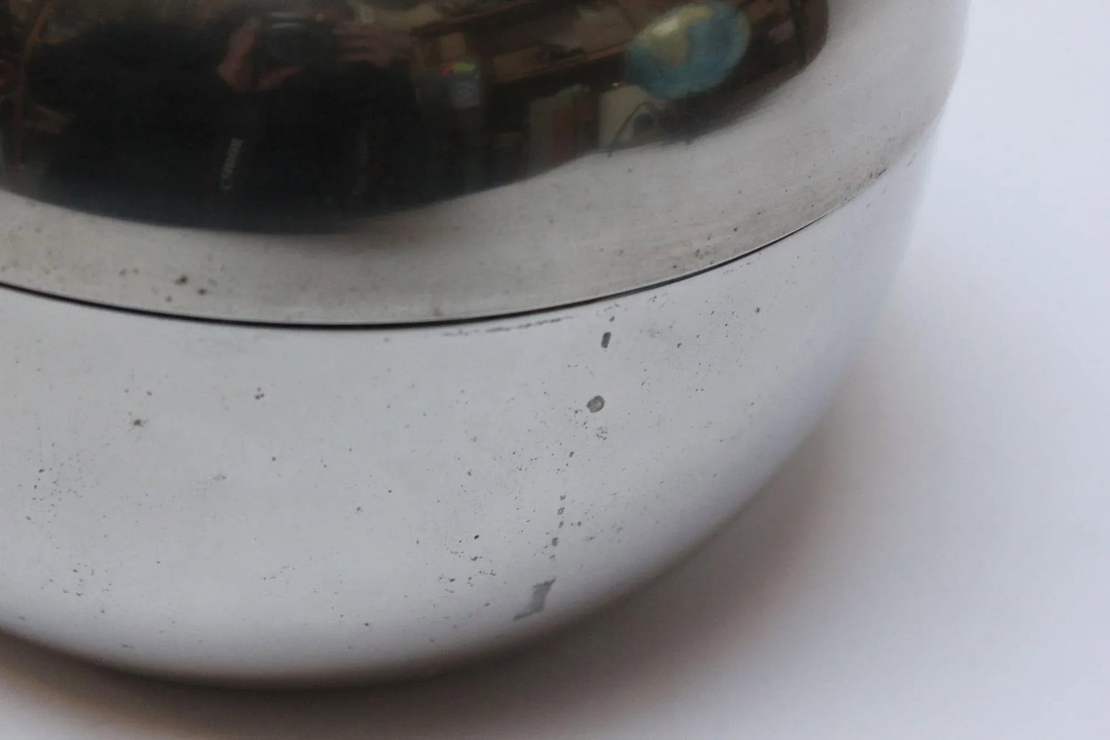 Italian Modernist Stainless Steel "Pear" Ice Bucket - 8