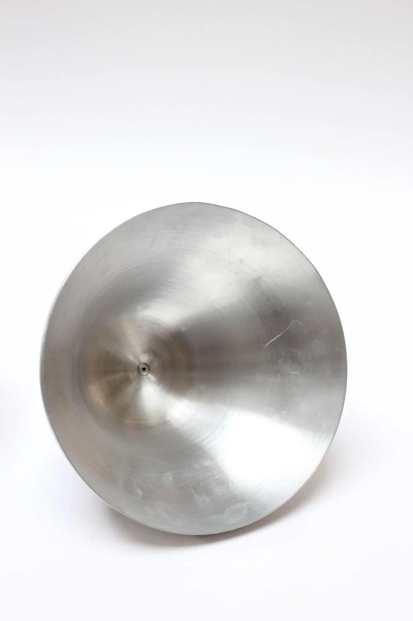 Italian Modernist Brushed Aluminum "Pear" Ice Bucket - 10