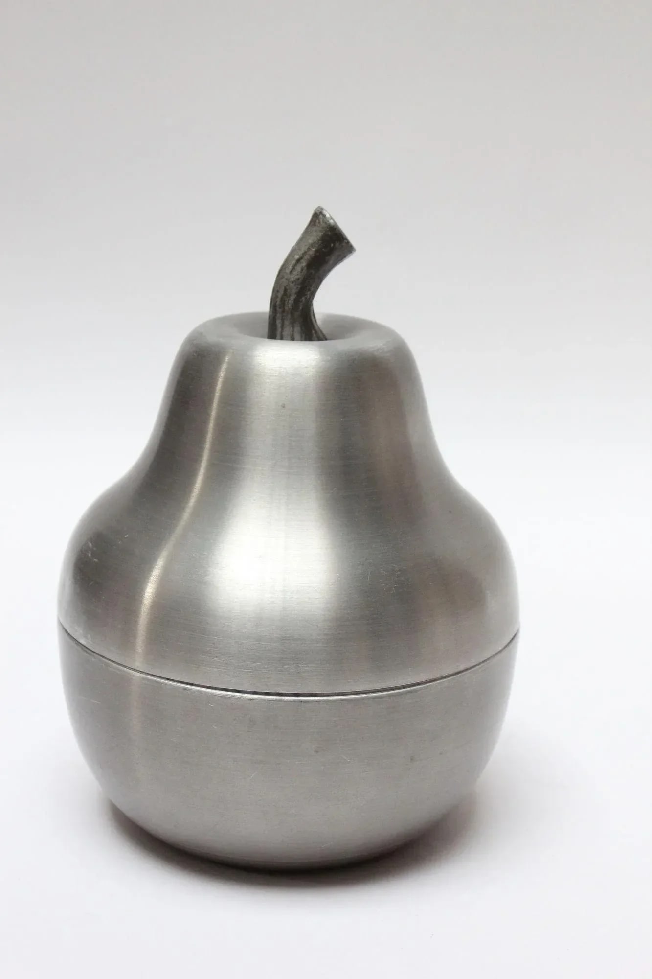 Italian Modernist Brushed Aluminum "Pear" Ice Bucket - 13
