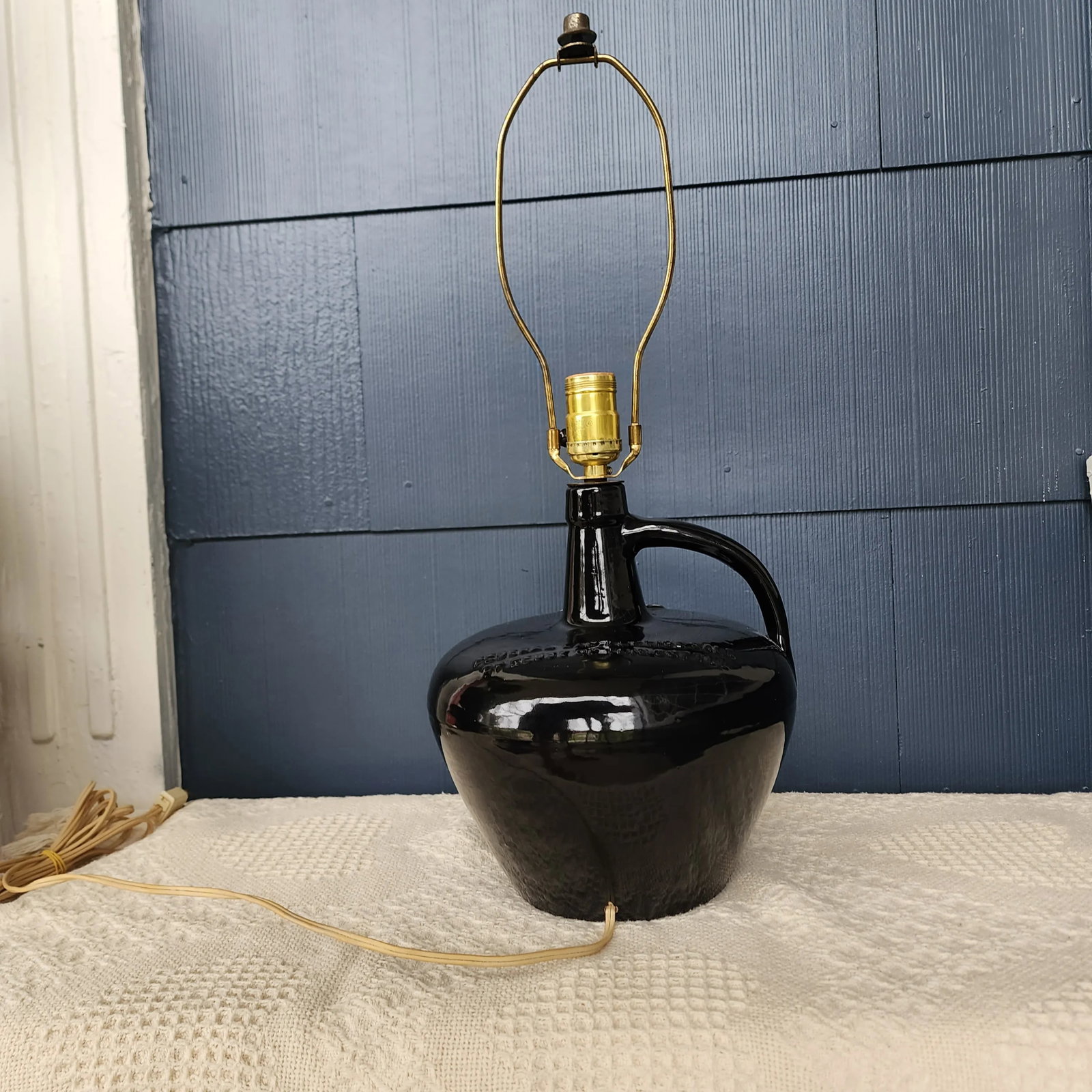 Vintage Mid-Century King Whiskey Jug Lamp - 2