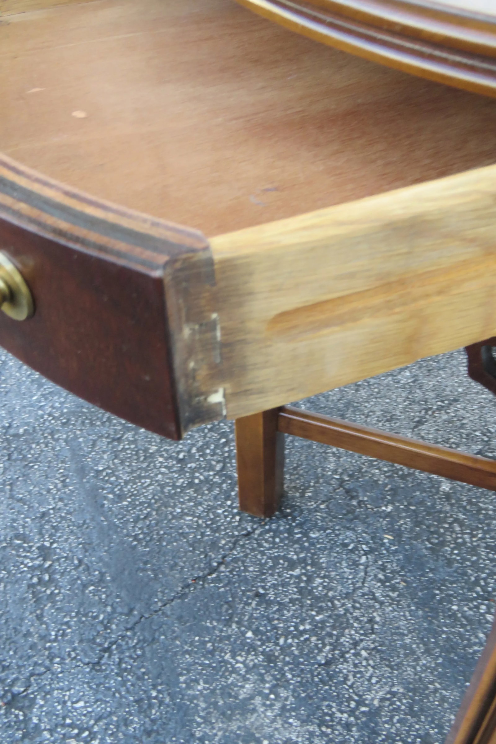 Lane Hollywood Regency Inlay Side End Tables a Pair - 8